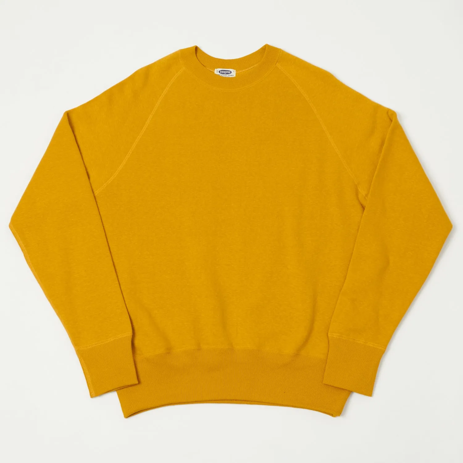 Denime Lot. 261 4-Needle Raglan Sweatshirt - Yellow sold by Son of a Stag