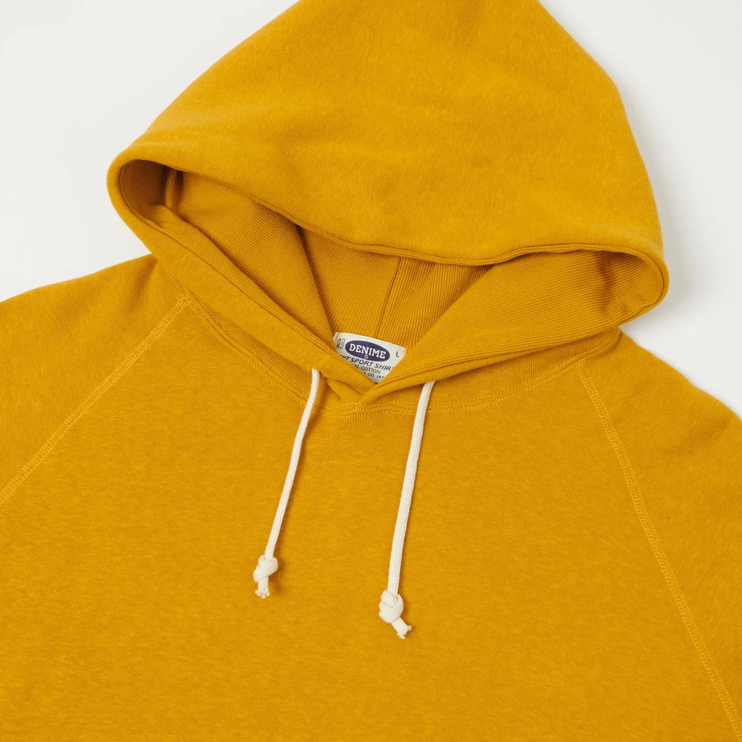 Denime Lot. 262 4-Needle Hooded Sweatshirt - Yellow sold by Son of a Stag product image thumbnail 2
