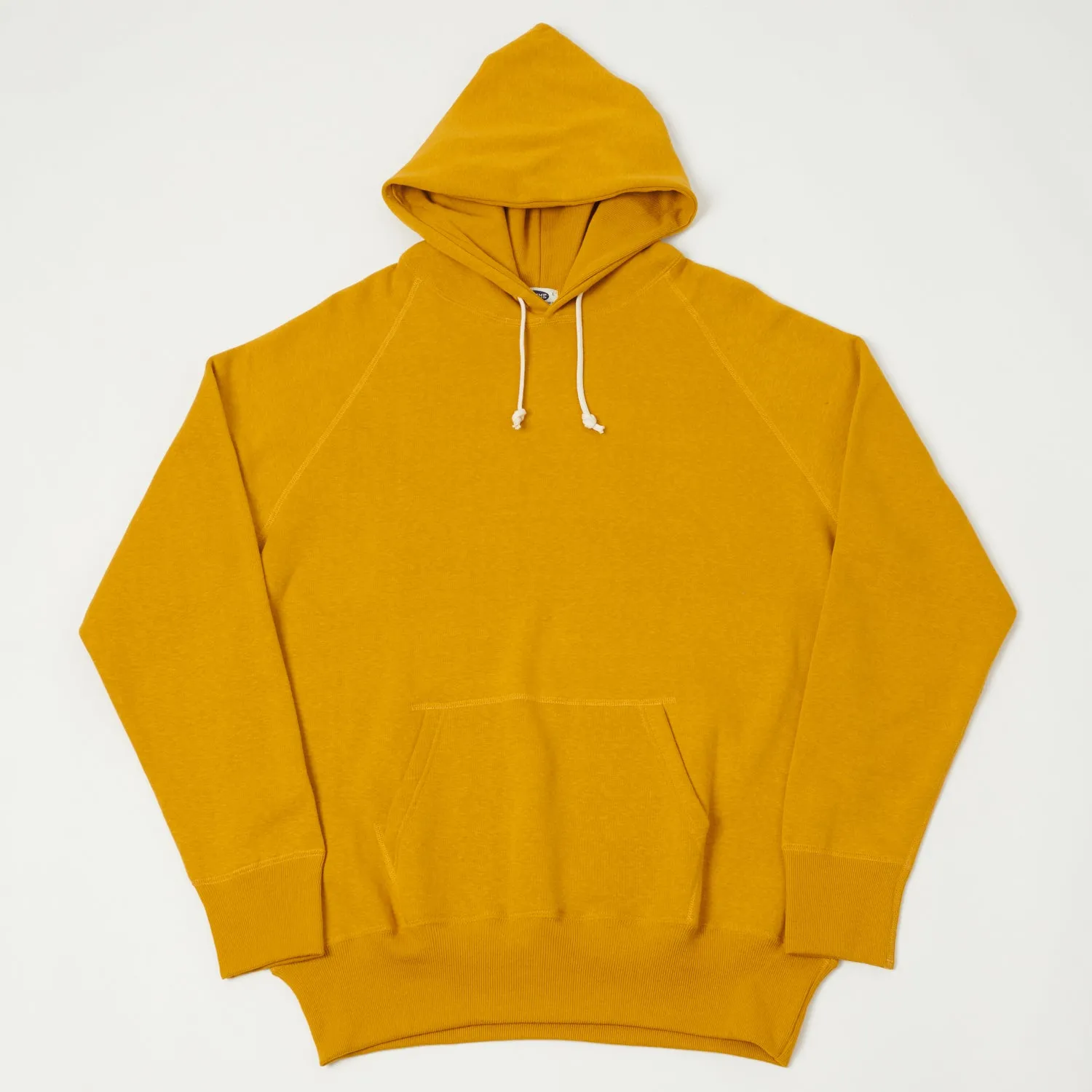 Denime Lot. 262 4-Needle Hooded Sweatshirt - Yellow sold by Son of a Stag