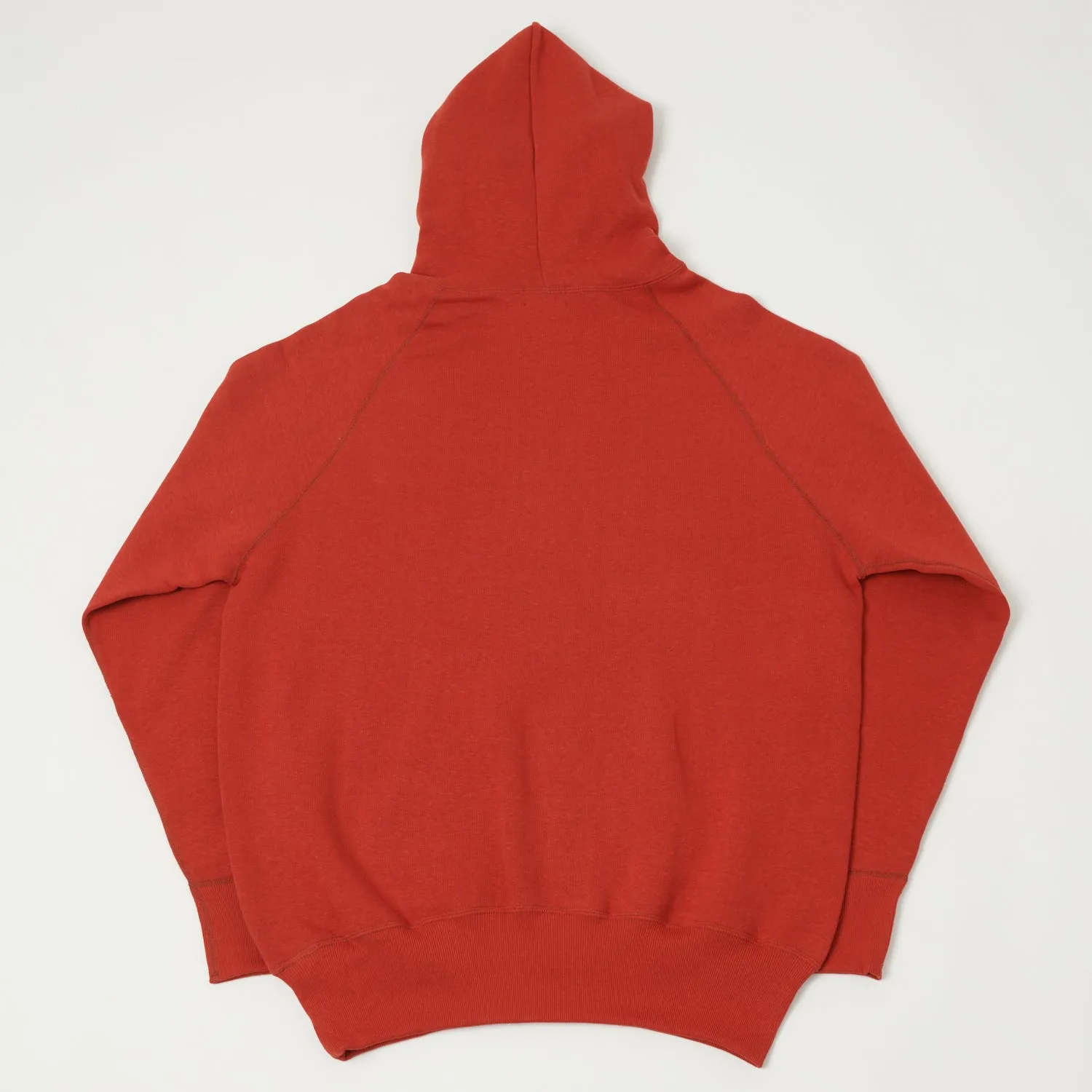 Denime Lot. 262 4-Needle Hooded Sweatshirt - Red sold by Son of a Stag product image thumbnail 4