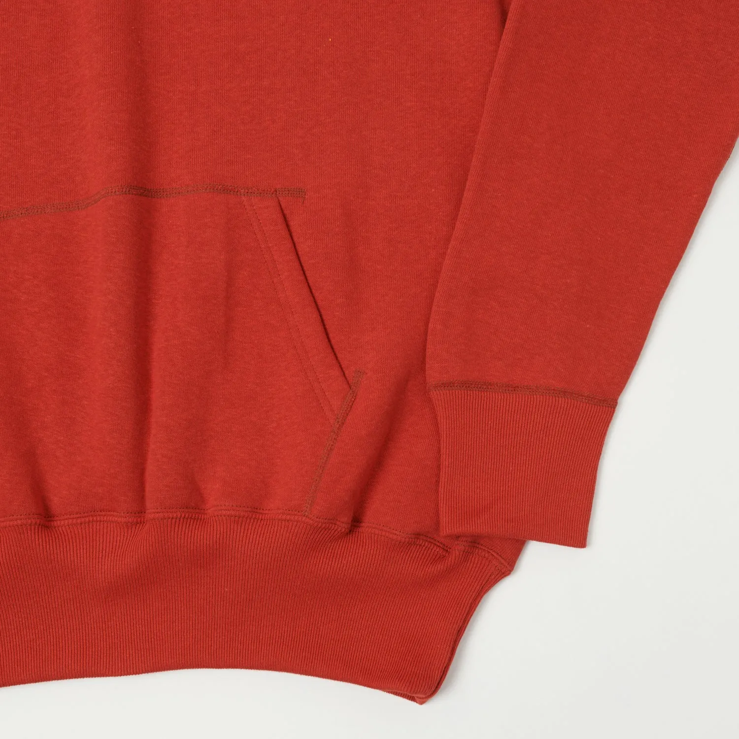 Denime Lot. 262 4-Needle Hooded Sweatshirt - Red sold by Son of a Stag product image thumbnail 3