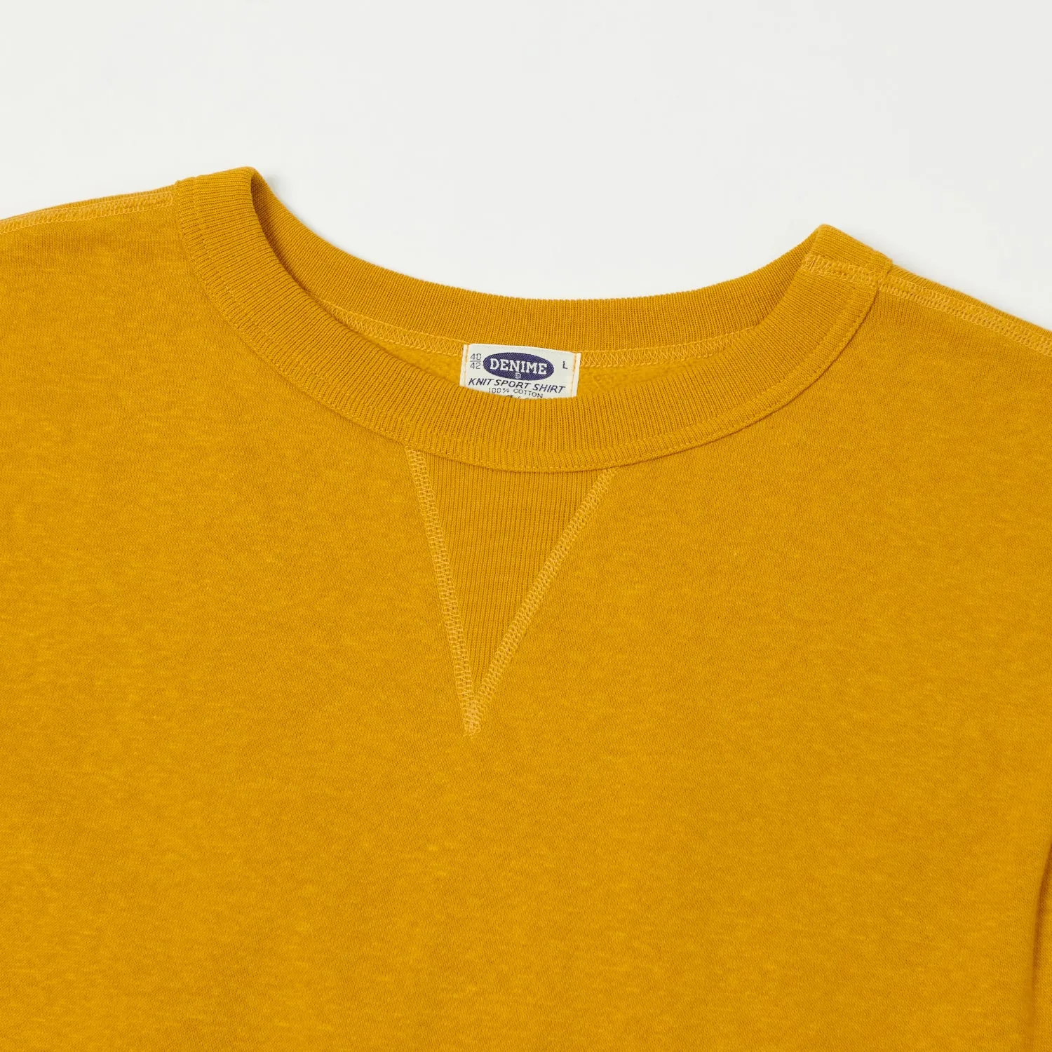 Denime Lot. 260 4-Needle Sweatshirt - Yellow sold by Son of a Stag product image thumbnail 2