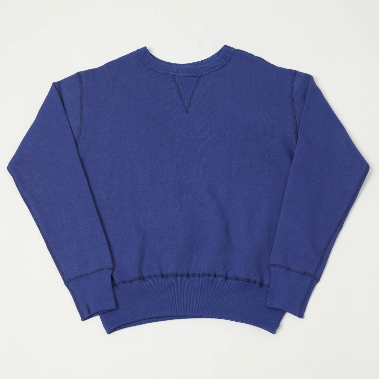 Denime Lot. 260 4-Needle Sweatshirt - Blue sold by Son of a Stag