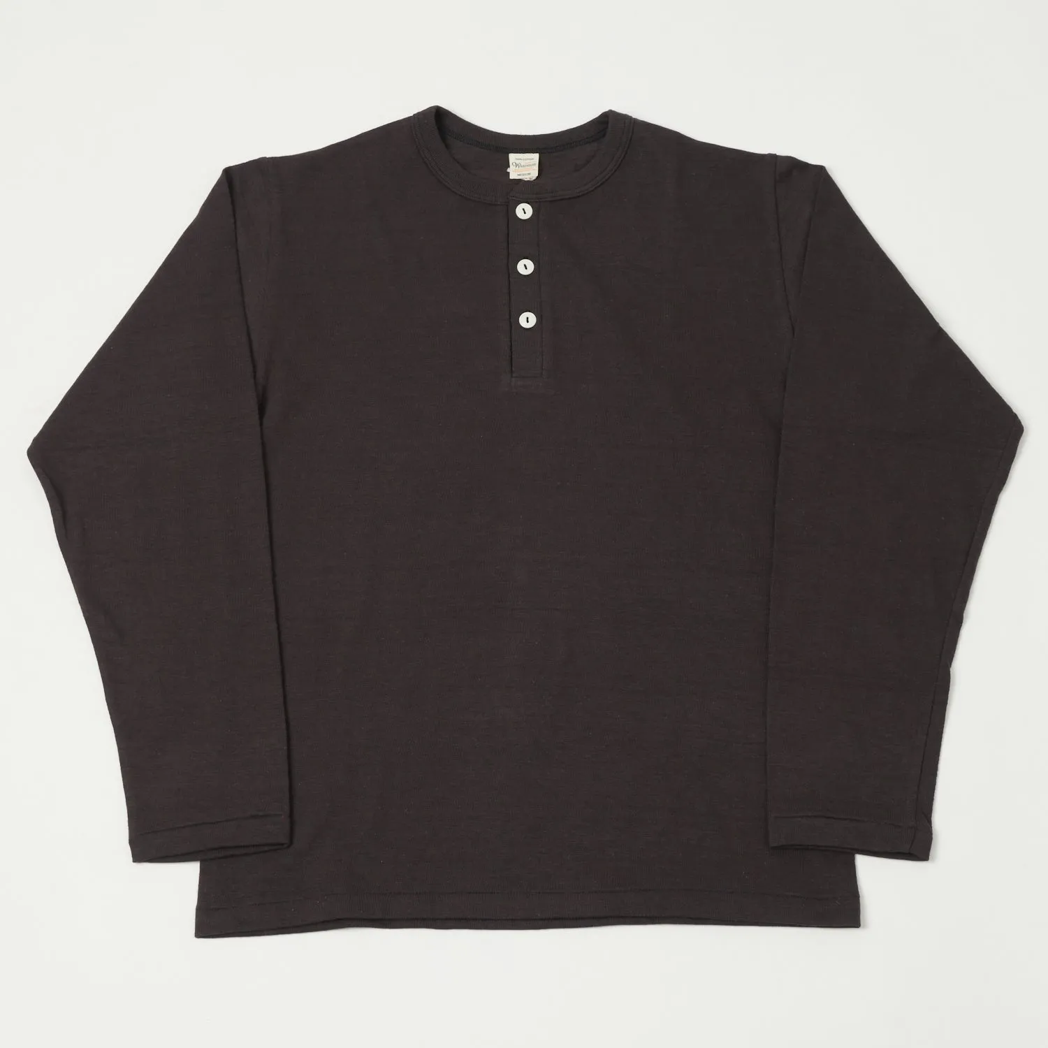 Warehouse & Co 5907 Long Sleeve Henley - Sumikuro sold by Son of a Stag