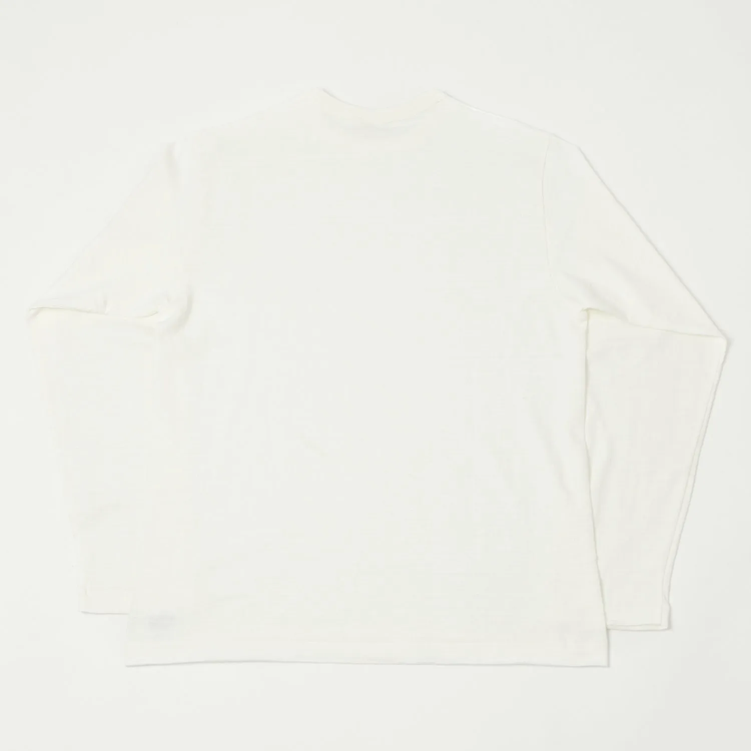 Warehouse & Co 5906 Long Sleeve T-Shirt - Off White sold by Son of a Stag product image thumbnail 3