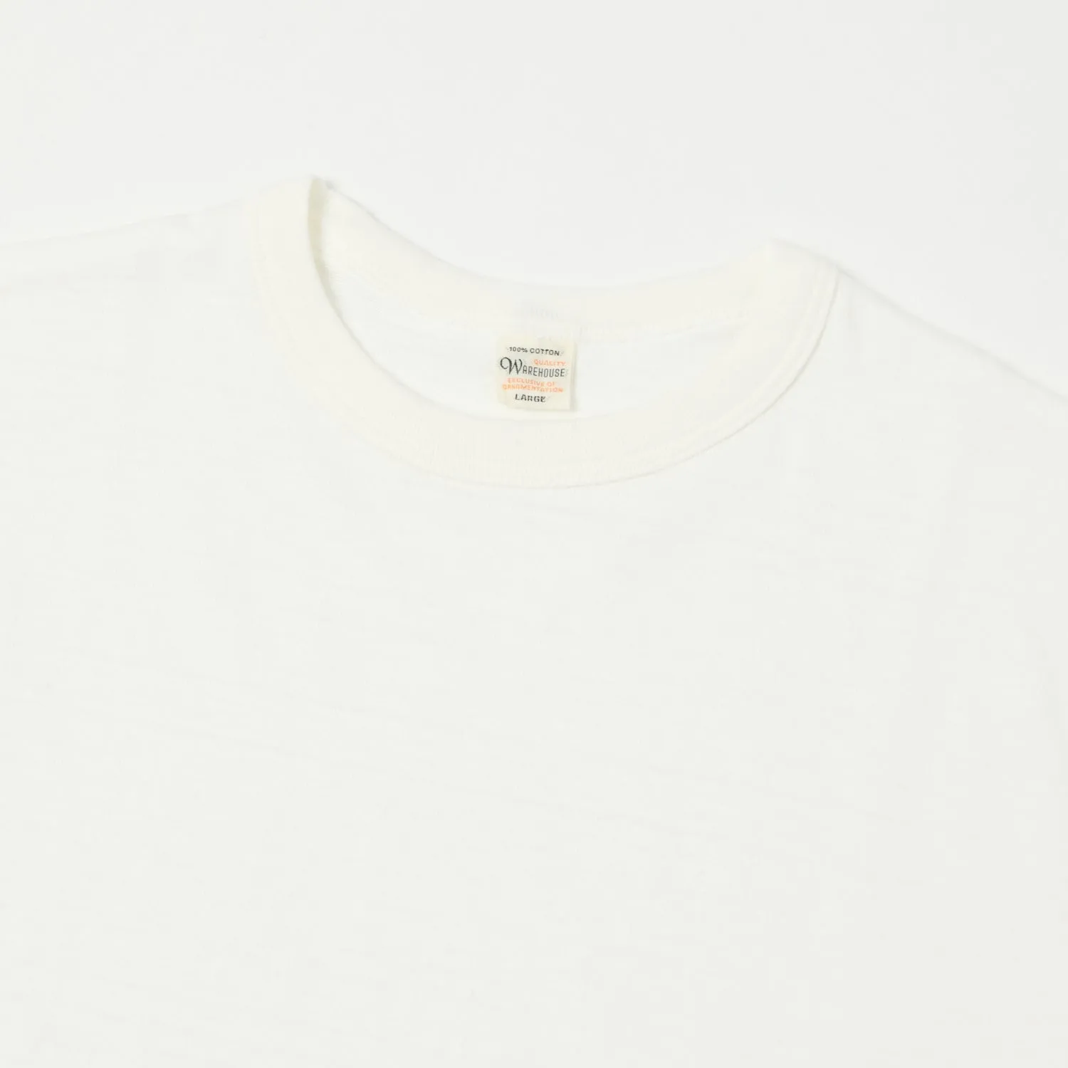 Warehouse & Co 5906 Long Sleeve T-Shirt - Off White sold by Son of a Stag product image thumbnail 2