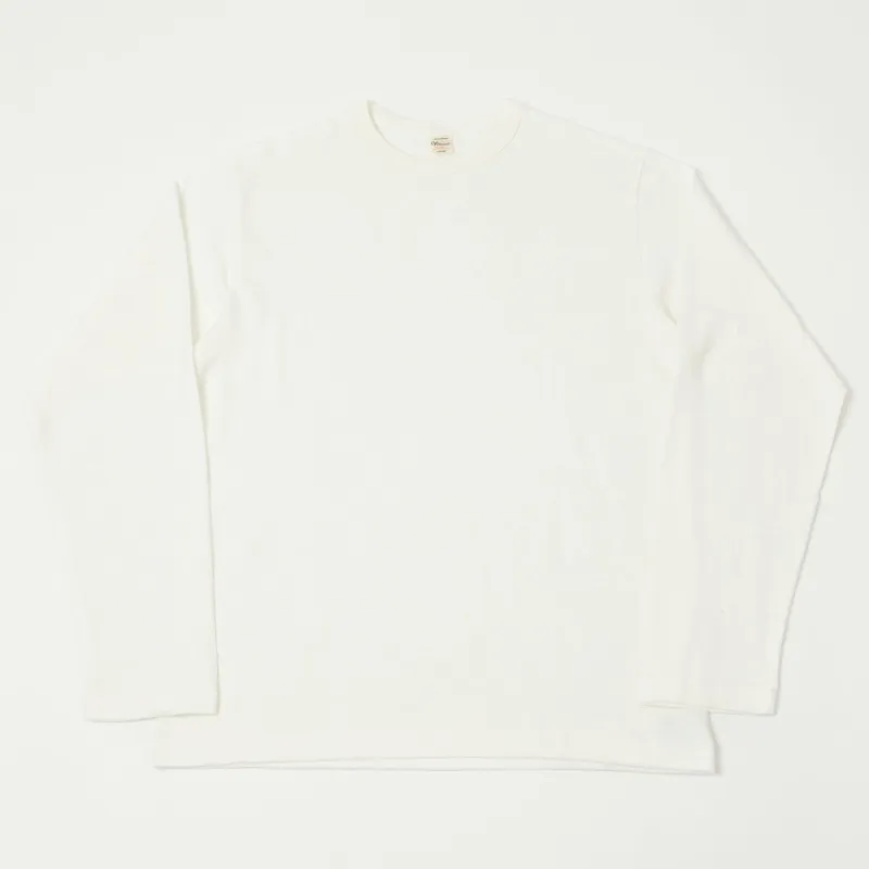 Warehouse & Co 5906 Long Sleeve T-Shirt - Off White sold by Son of a Stag