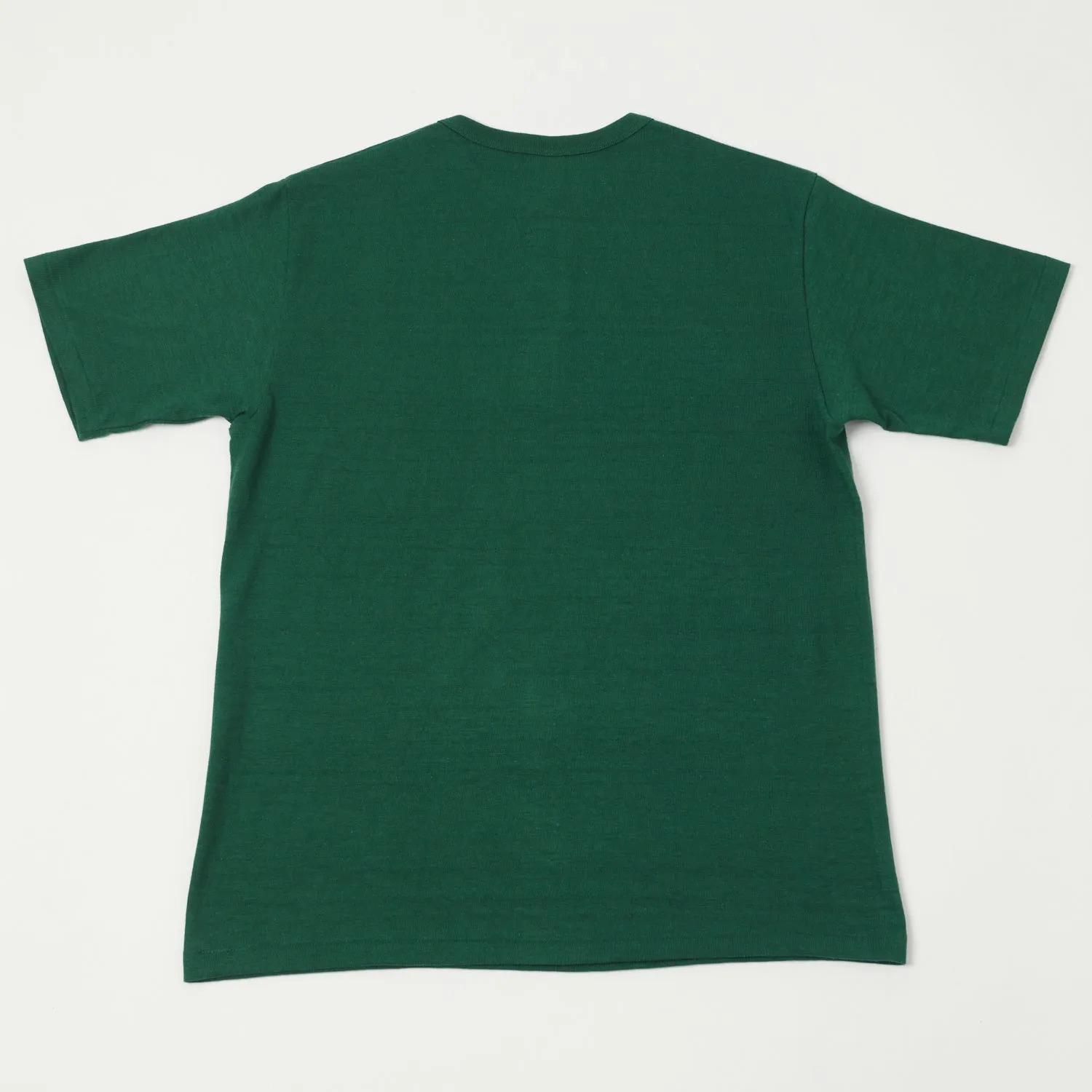 Warehouse & Co 4601 Henley T-Shirt - Dark Green sold by Son of a Stag product image thumbnail 3