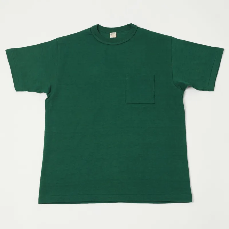 Warehouse & Co 4601 Pocket T-Shirt - Dark Green sold by Son of a Stag