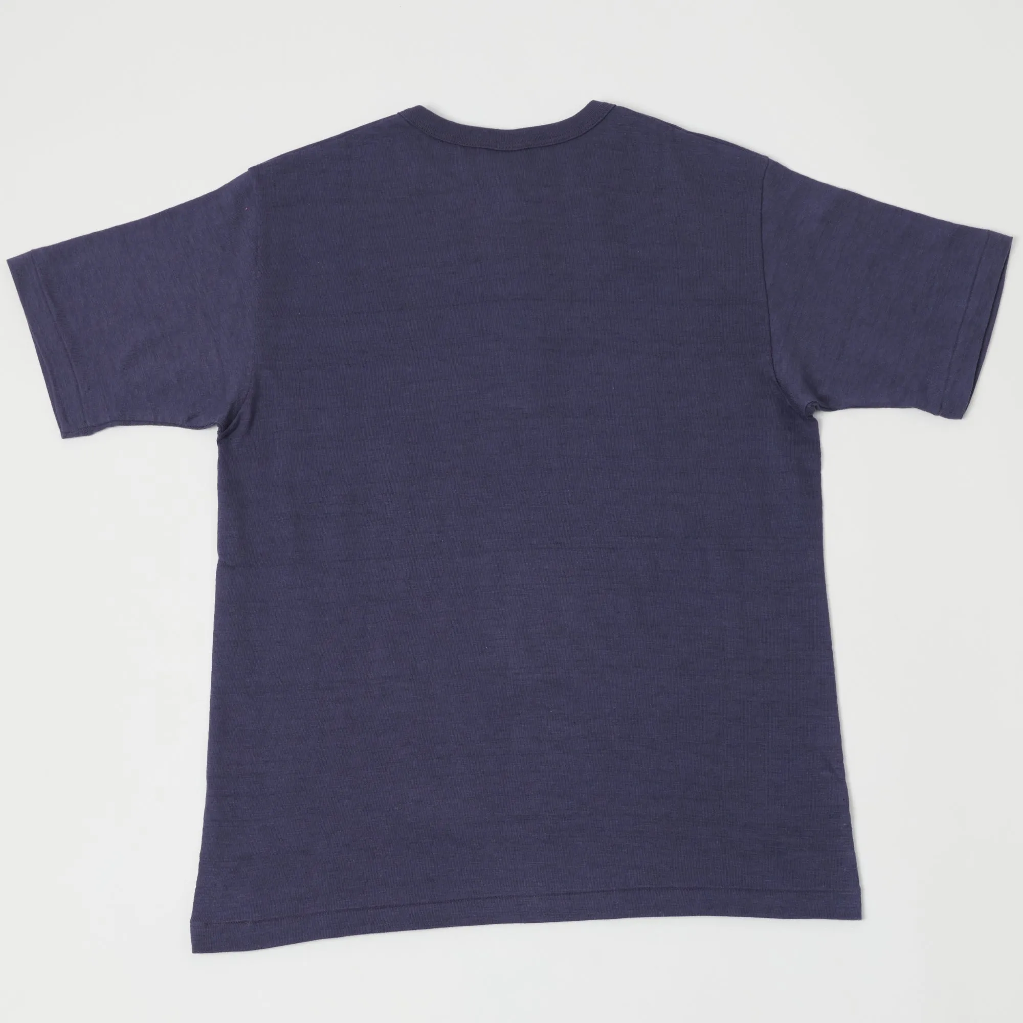 Warehouse & Co 4601 Henley T-Shirt - Navy sold by Son of a Stag product image thumbnail 3