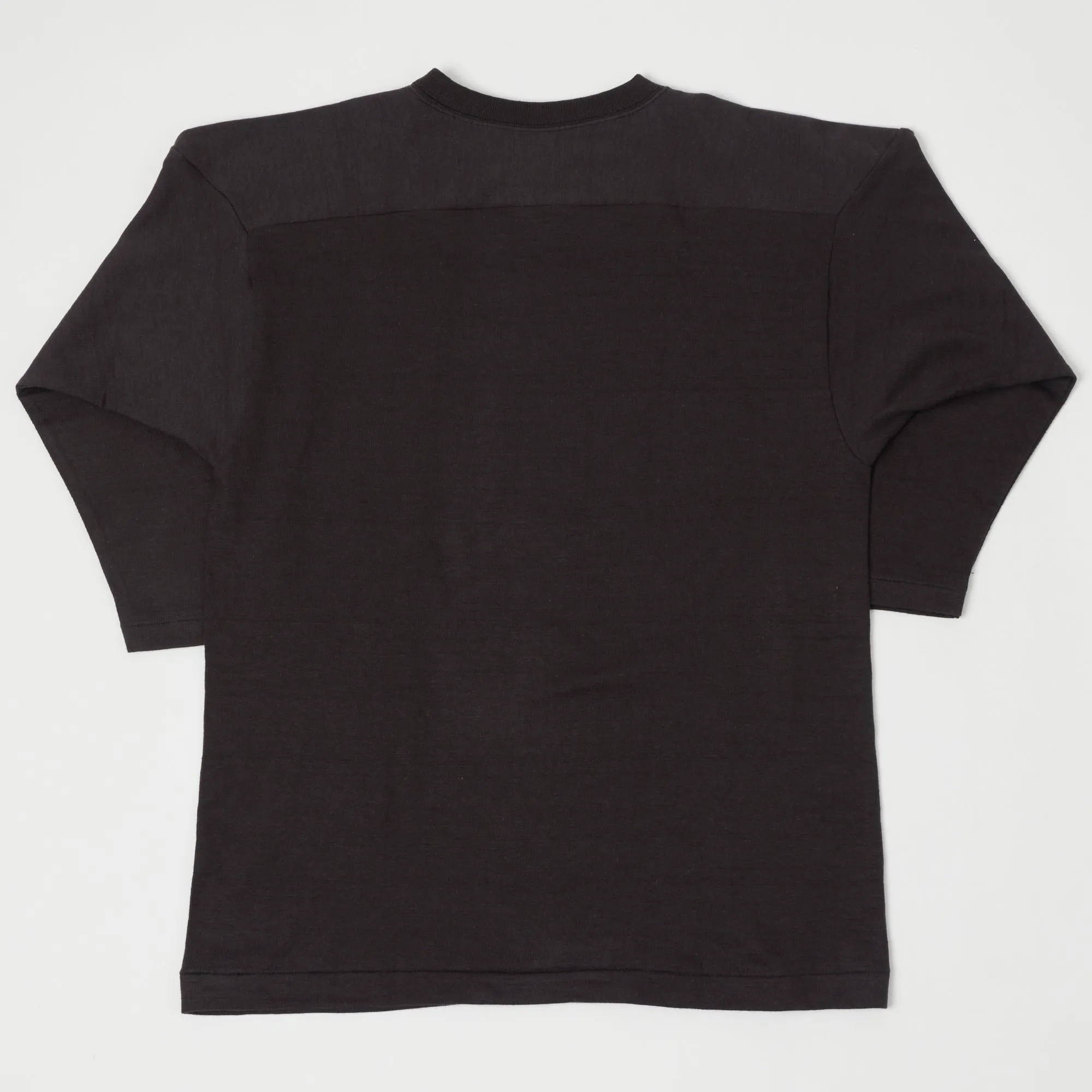 Warehouse & Co 4063 3/4 Sleeve Football T-Shirt - Black sold by Son of a Stag product image thumbnail 3