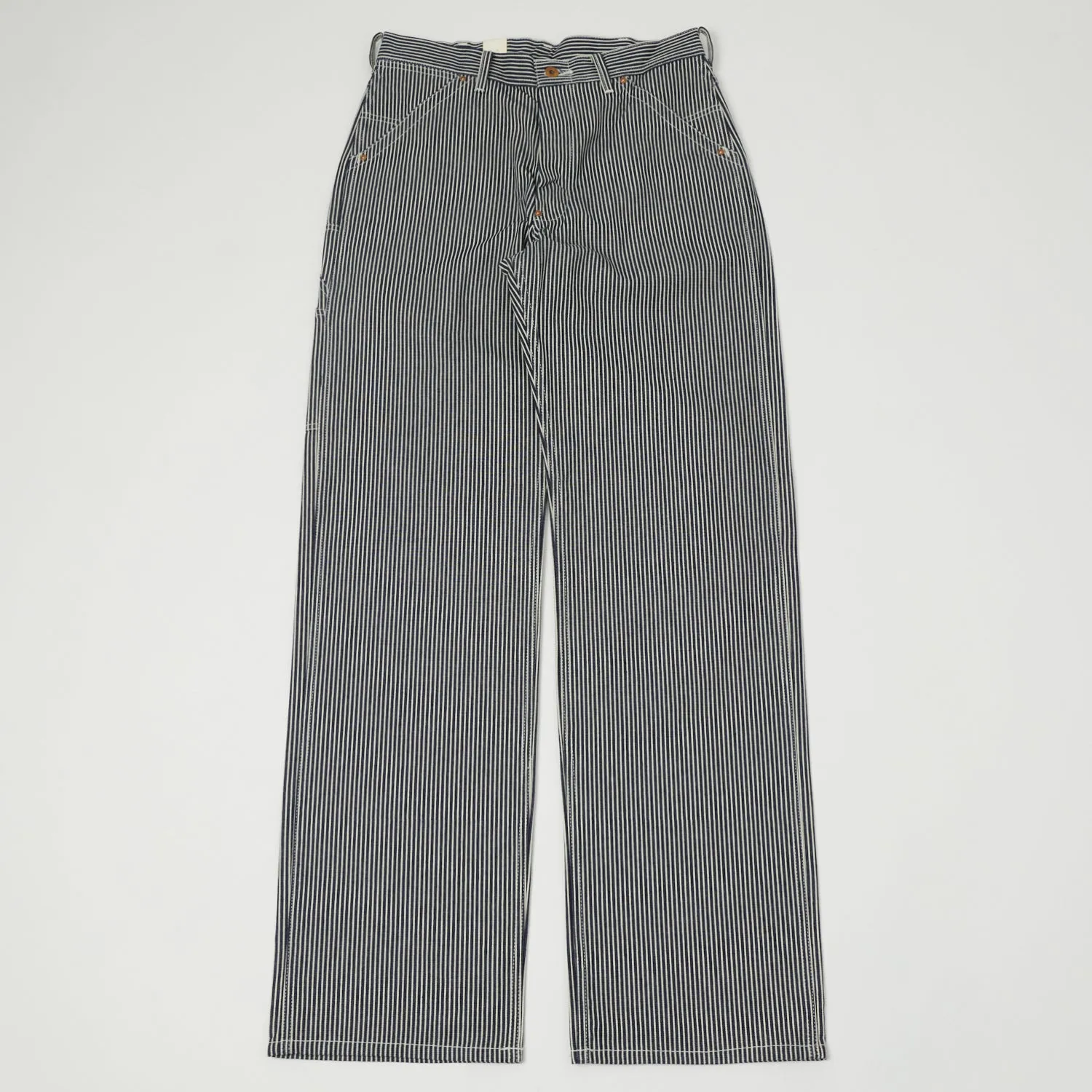 Lee Archives 1949 'Dungaree' 191B Wide Straight Trouser - Hickory Stripe Raw sold by Son of a Stag