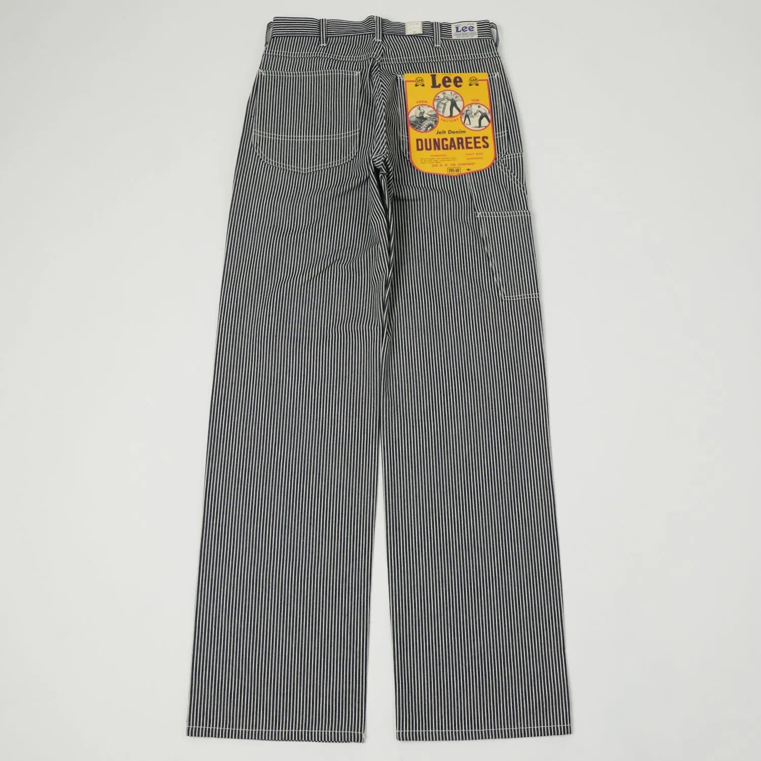 Lee Archives 1949 'Dungaree' 191B Wide Straight Trouser - Hickory Stripe Raw sold by Son of a Stag product image thumbnail 3