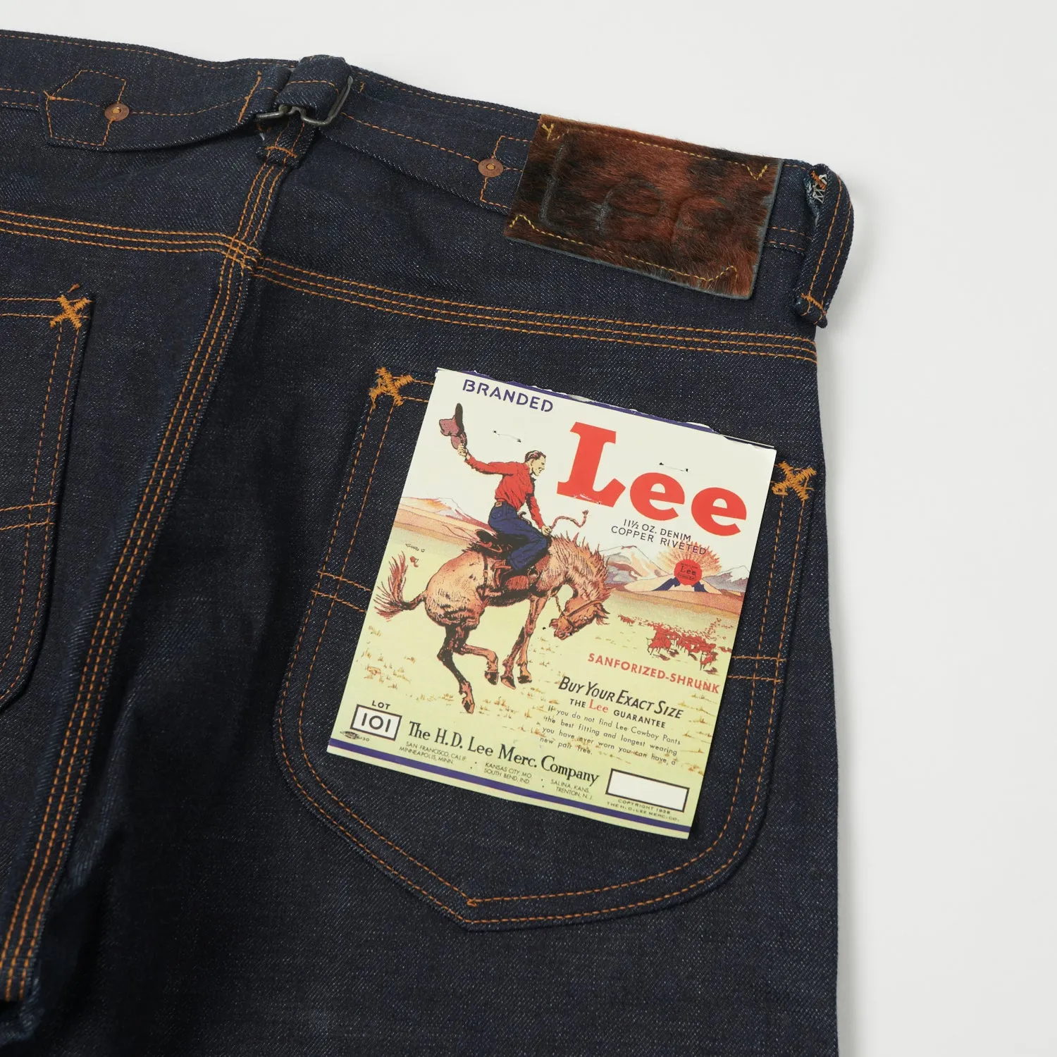 Lee Archives 1937 Cowboy 101b Wide Straight Jean - Raw sold by Son of a Stag product image thumbnail 2