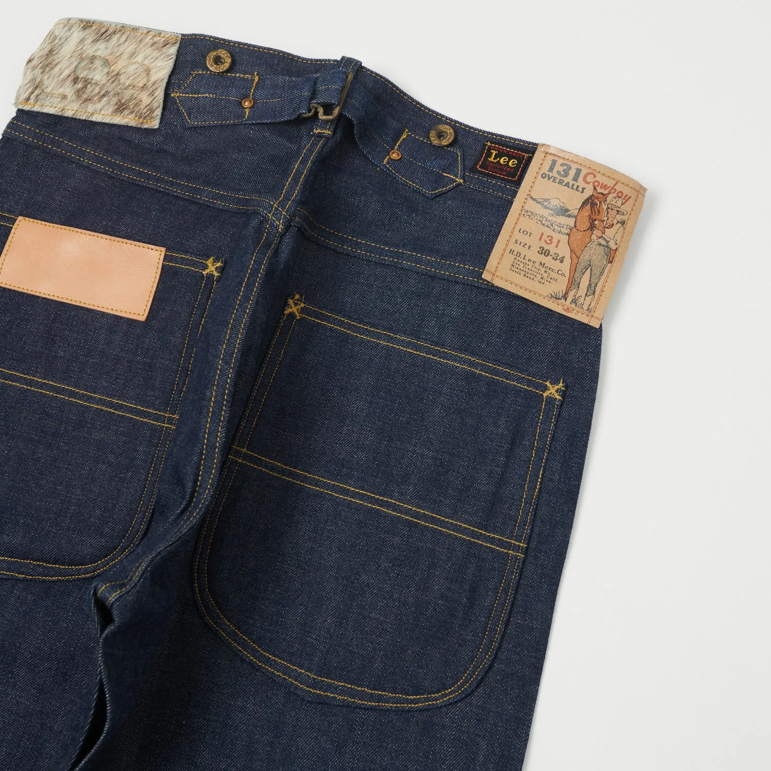 Lee Archives 1934 'Cowboy' 131 Wide Straight Jeans - Raw sold by Son of a Stag product image thumbnail 5