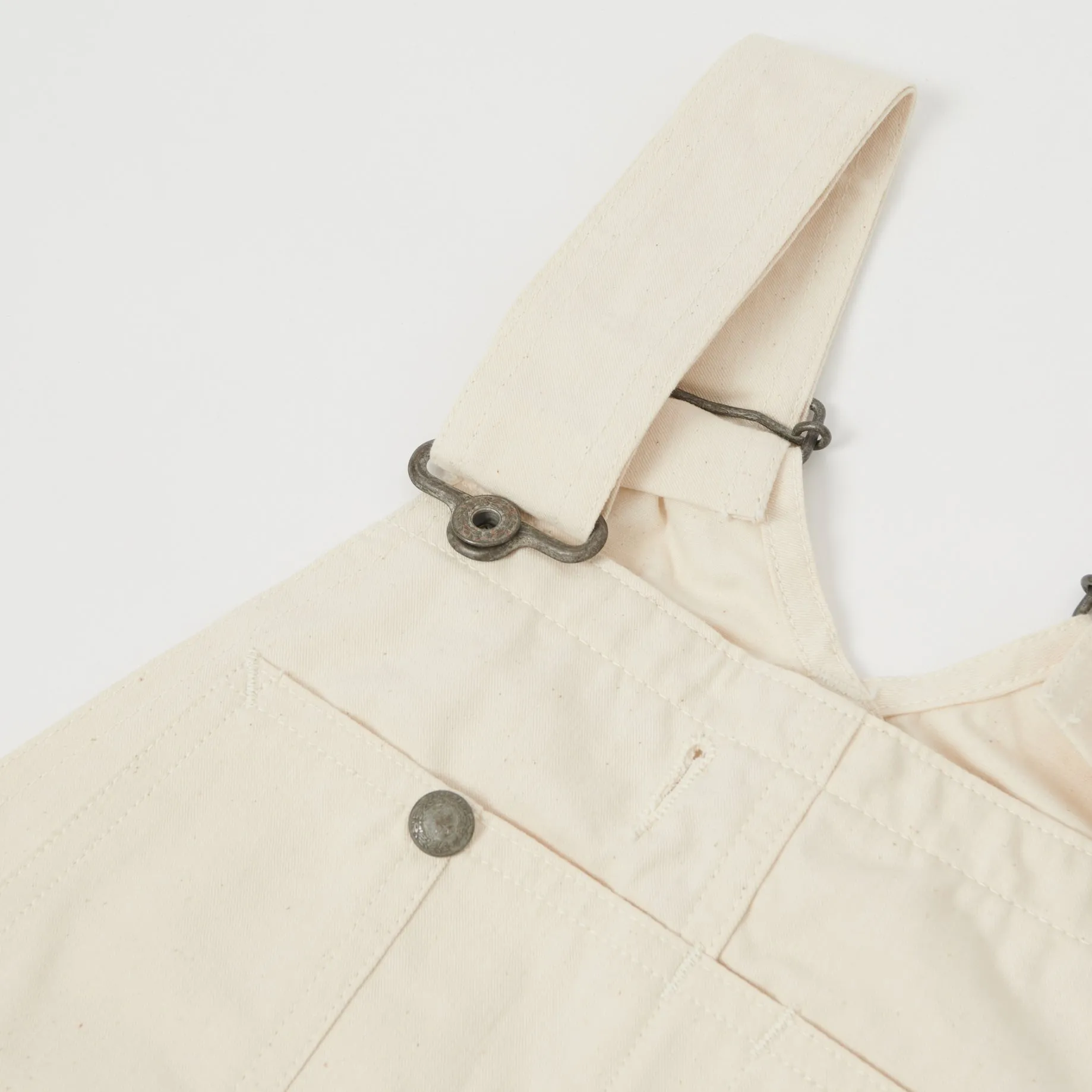Lee Archives WWII Bib Overall - Ecru Raw sold by Son of a Stag product image thumbnail 5