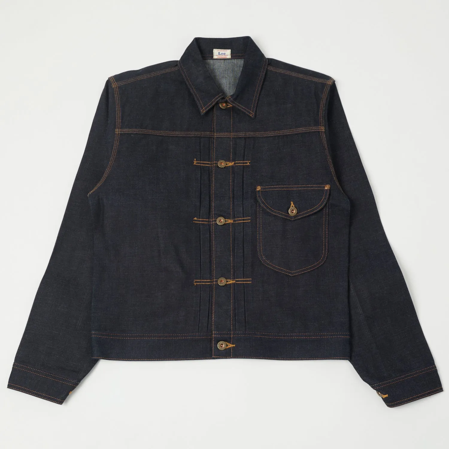 Lee Archives 1937 'Real Vintage Cowboy' 101J Denim Jacket - Raw sold by Son of a Stag