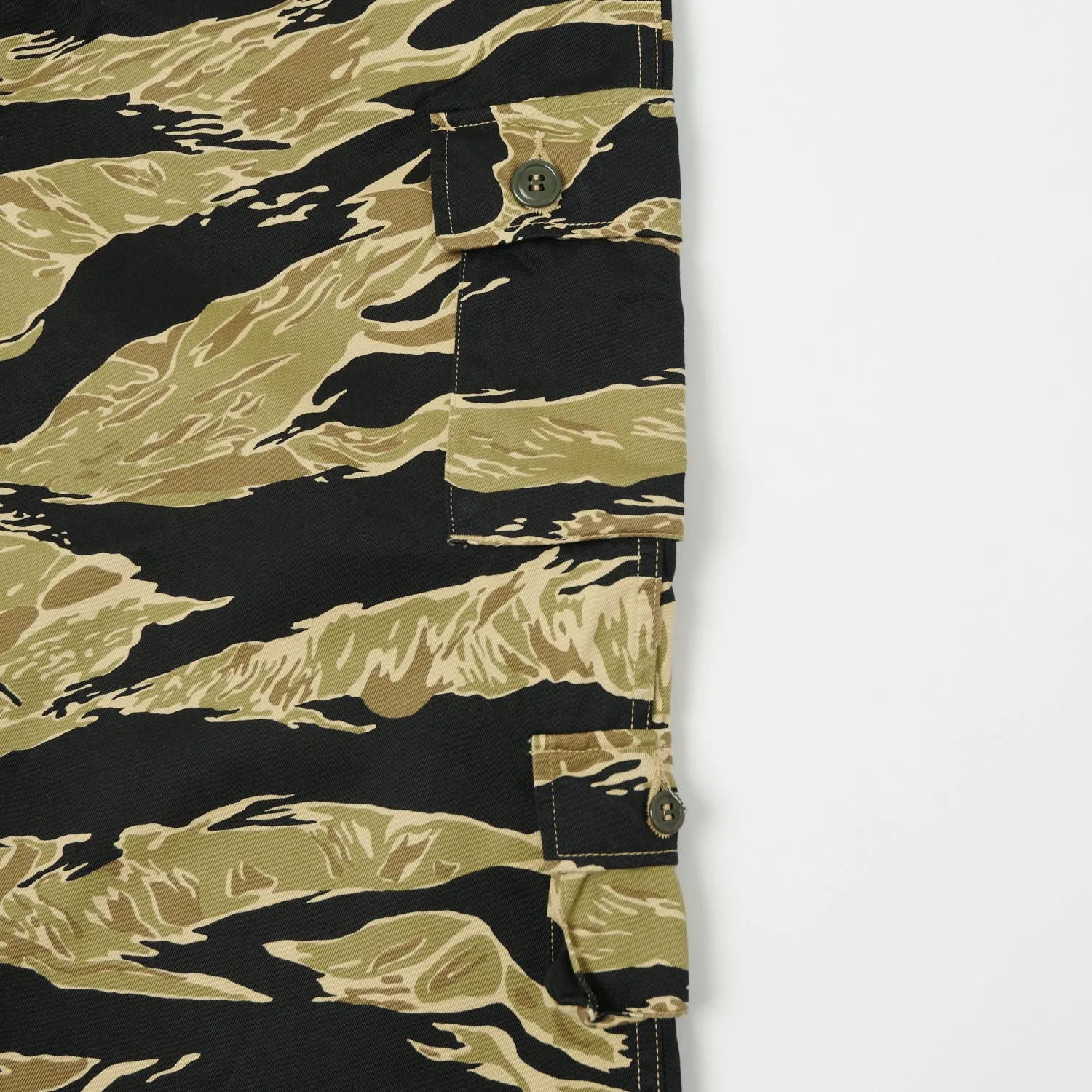 Buzz Rickson's Gold Tiger Stripe Camo Trouser - Black sold by Son of a Stag product image thumbnail 5