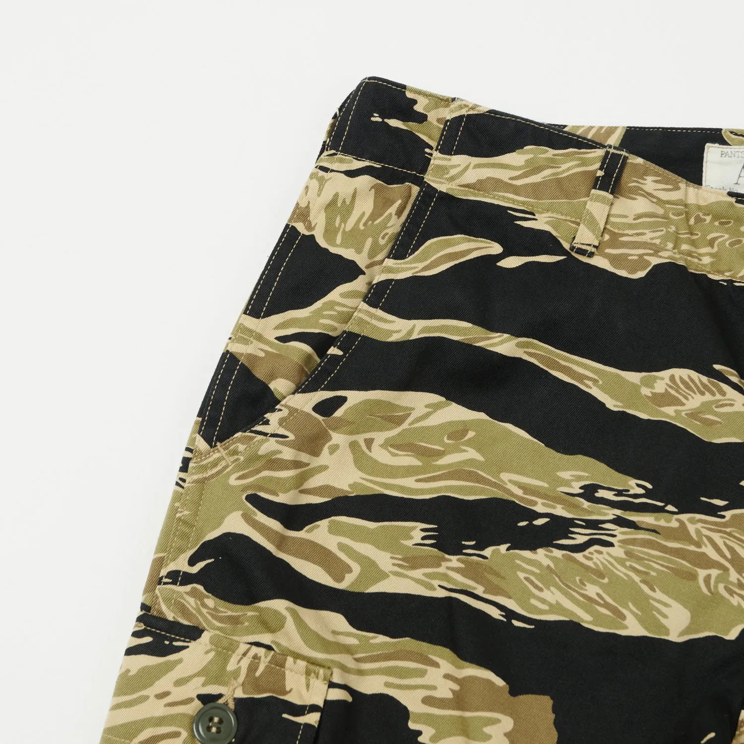 Buzz Rickson's Gold Tiger Stripe Camo Trouser - Black sold by Son of a Stag product image thumbnail 4