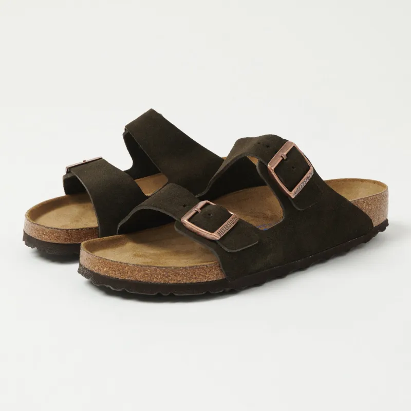 Birkenstock Arizona Suede Leather Sandal - Mocha sold by Son of a Stag