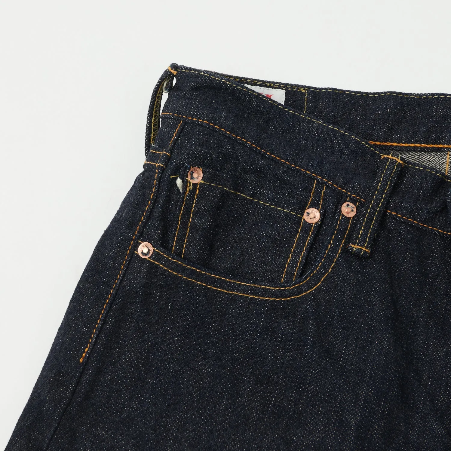 ONI Denim 525-NI 16.5oz Natural Indigo Relaxed Tapered Jean - One Wash sold by Son of a Stag product image thumbnail 5