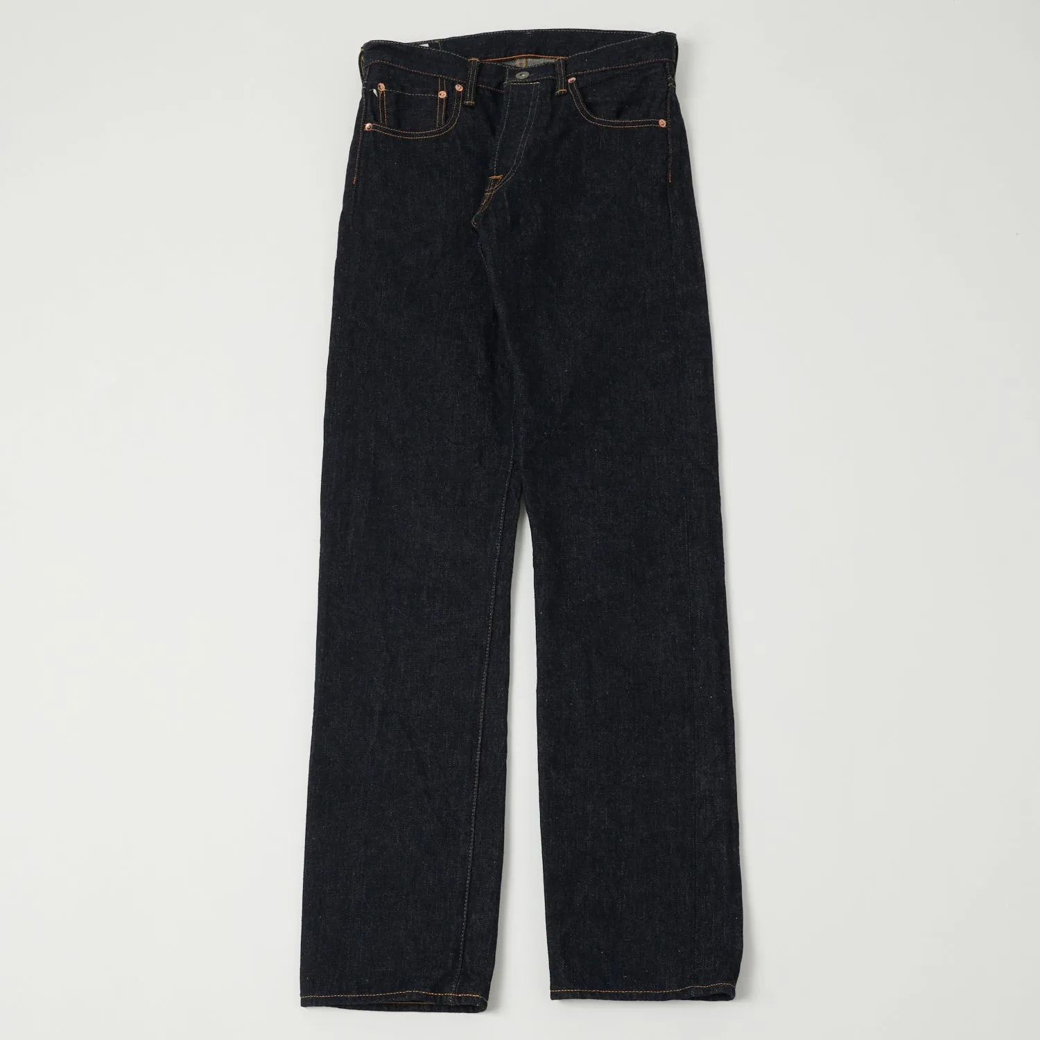 ONI Denim 525-NI 16.5oz Natural Indigo Relaxed Tapered Jean - One Wash sold by Son of a Stag