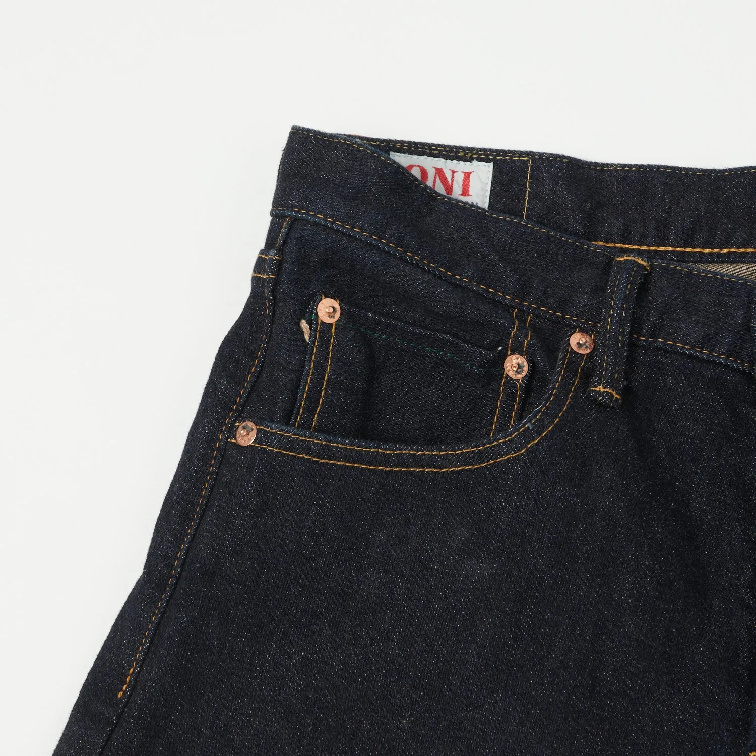 ONI Denim 122S-BE 15oz Slim Tapered Stretch Jean - One Wash sold by Son of a Stag product image thumbnail 5