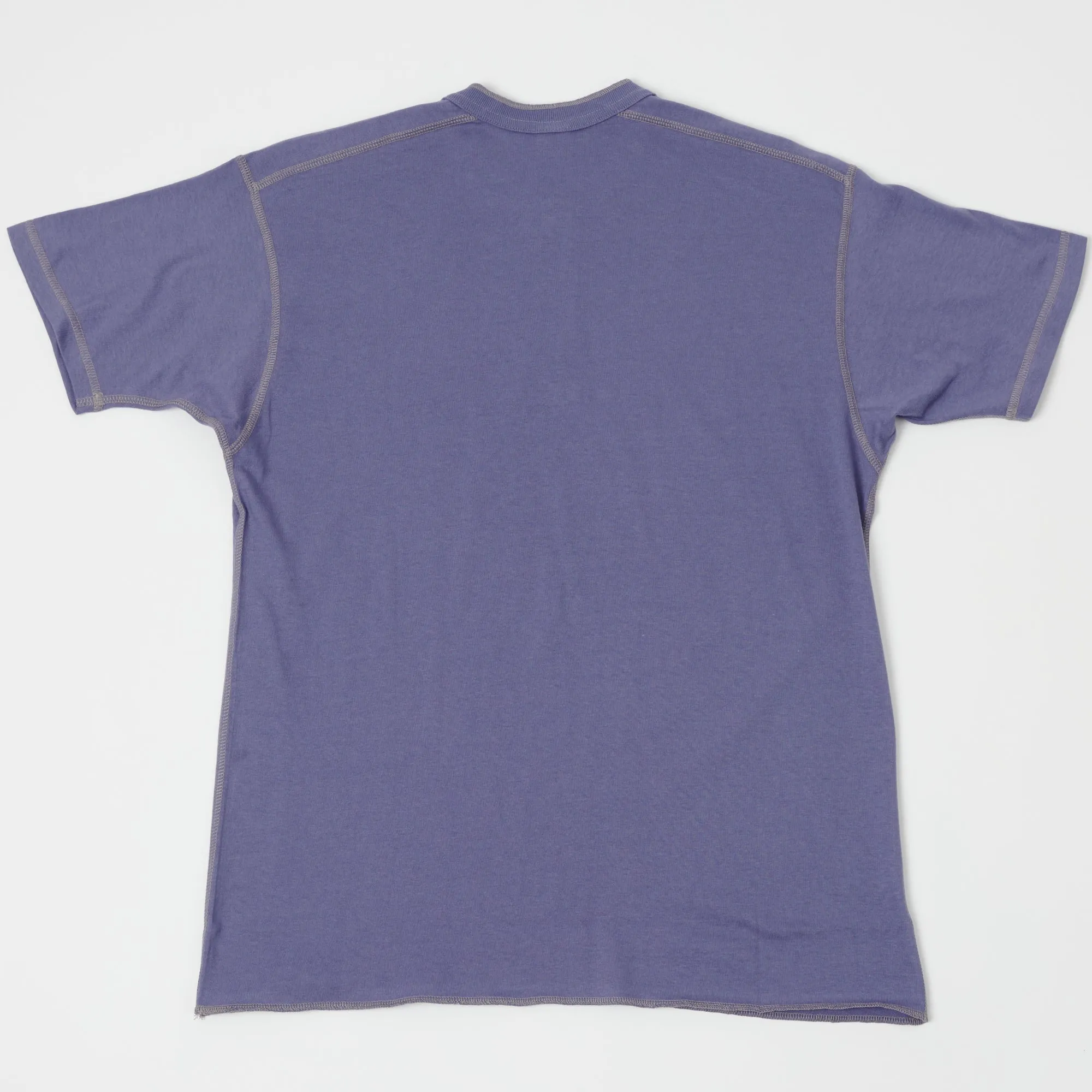 TOYS McCOY Union Henley - Purple Blue sold by Son of a Stag product image thumbnail 3