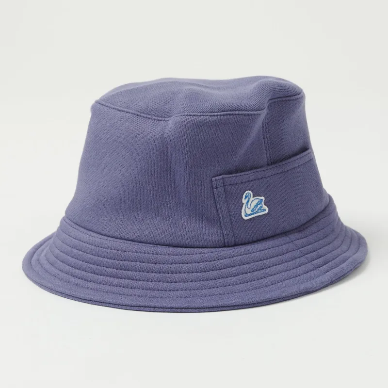 Merz b. Schwanen 'Good Basics'  Bucket Hat - Purple Blue sold by Son of a Stag