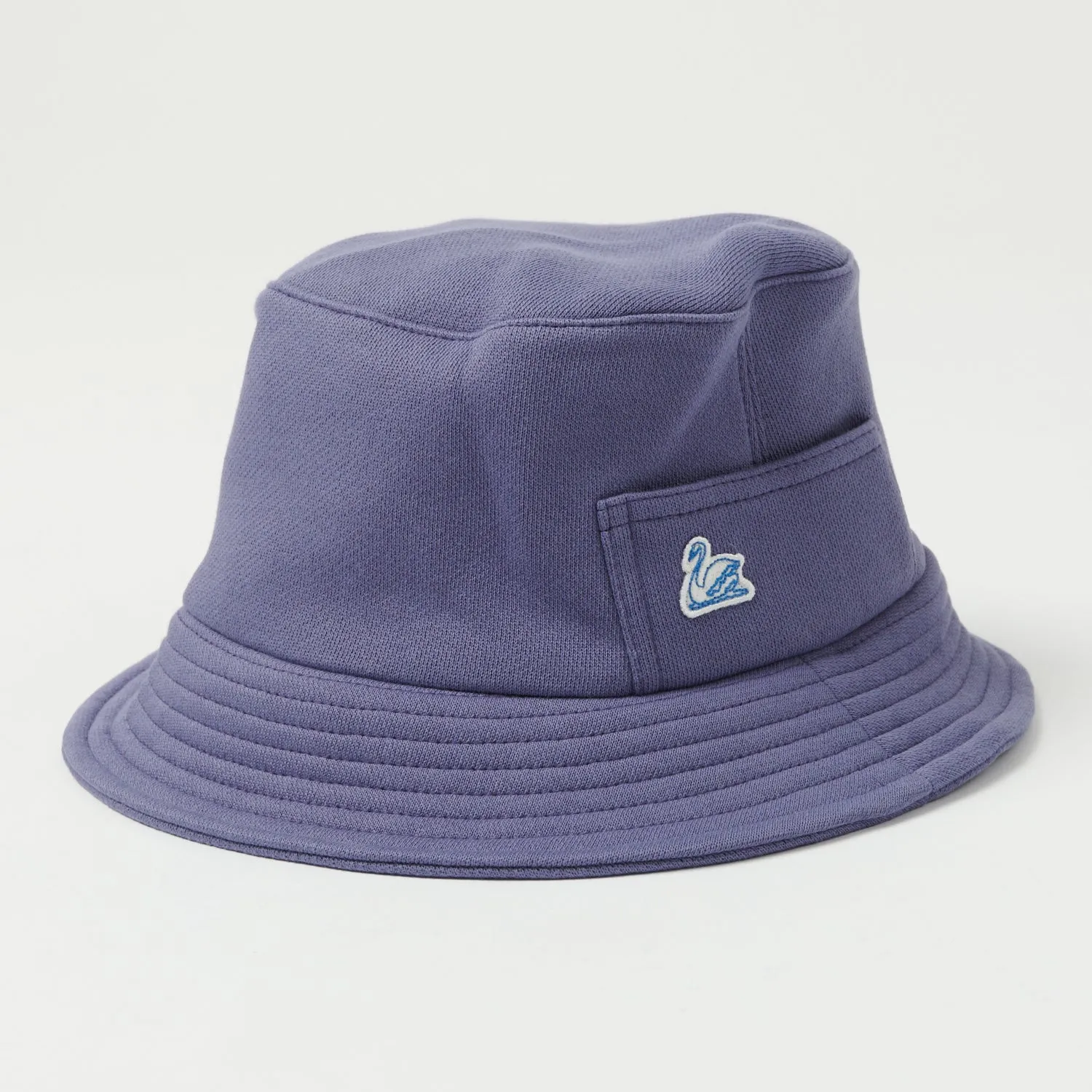 Merz b. Schwanen 'Good Basics' Bucket Hat - Purple Blue sold by Son of a Stag