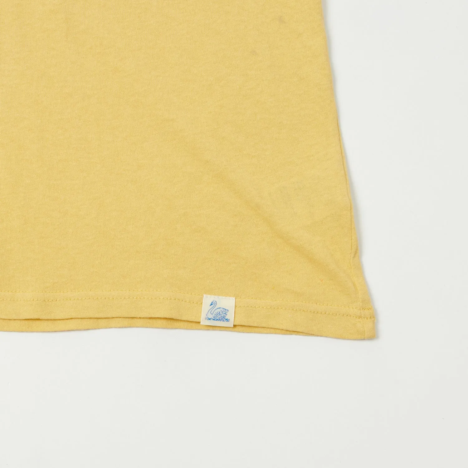 Merz b. Schwanen 'Good Basics' Vintage Wash T-Shirt - Sunshine sold by Son of a Stag product image thumbnail 3