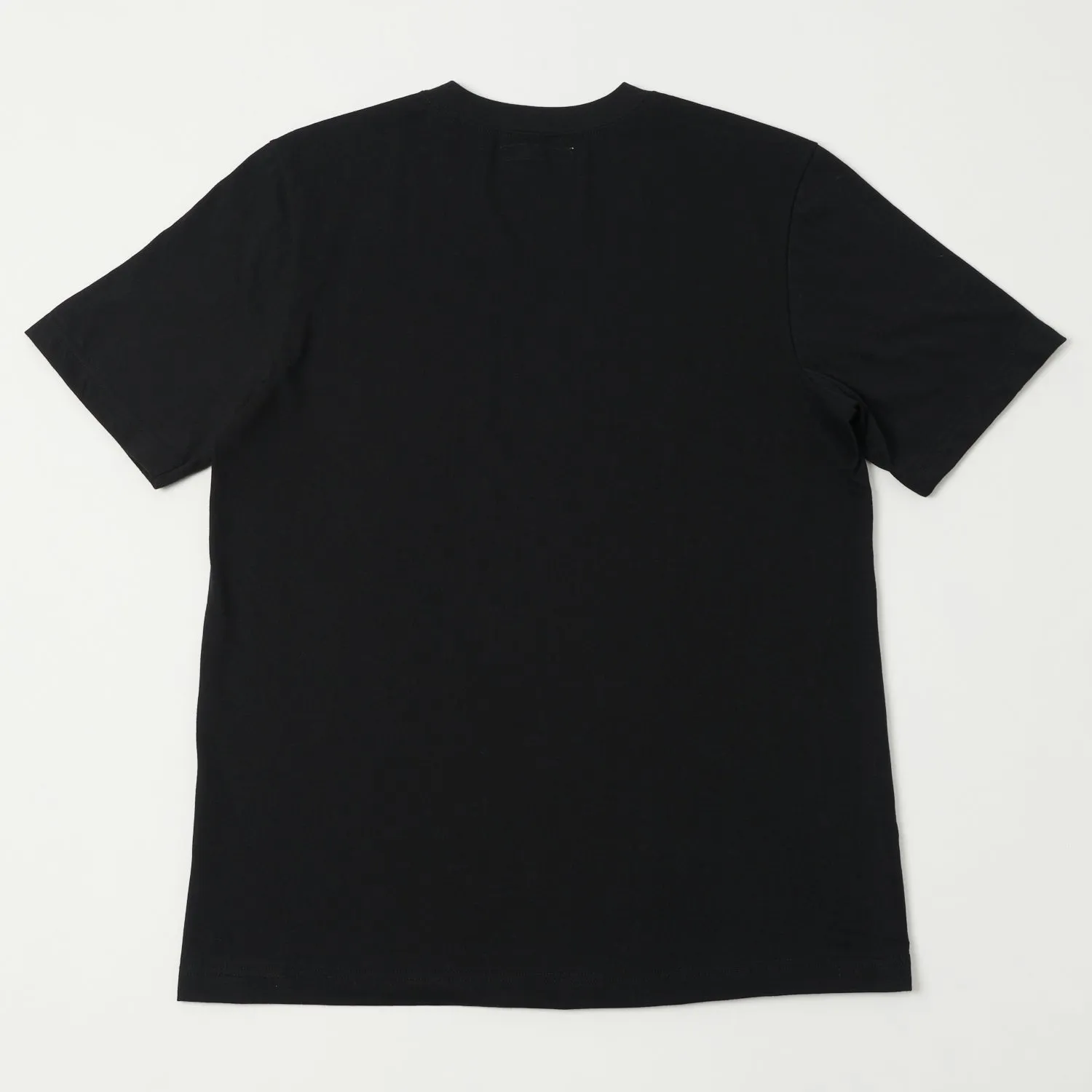 Merz b. Schwanen 1940s Relaxed Lightweight T-Shirt - Deep Black sold by Son of a Stag product image thumbnail 4