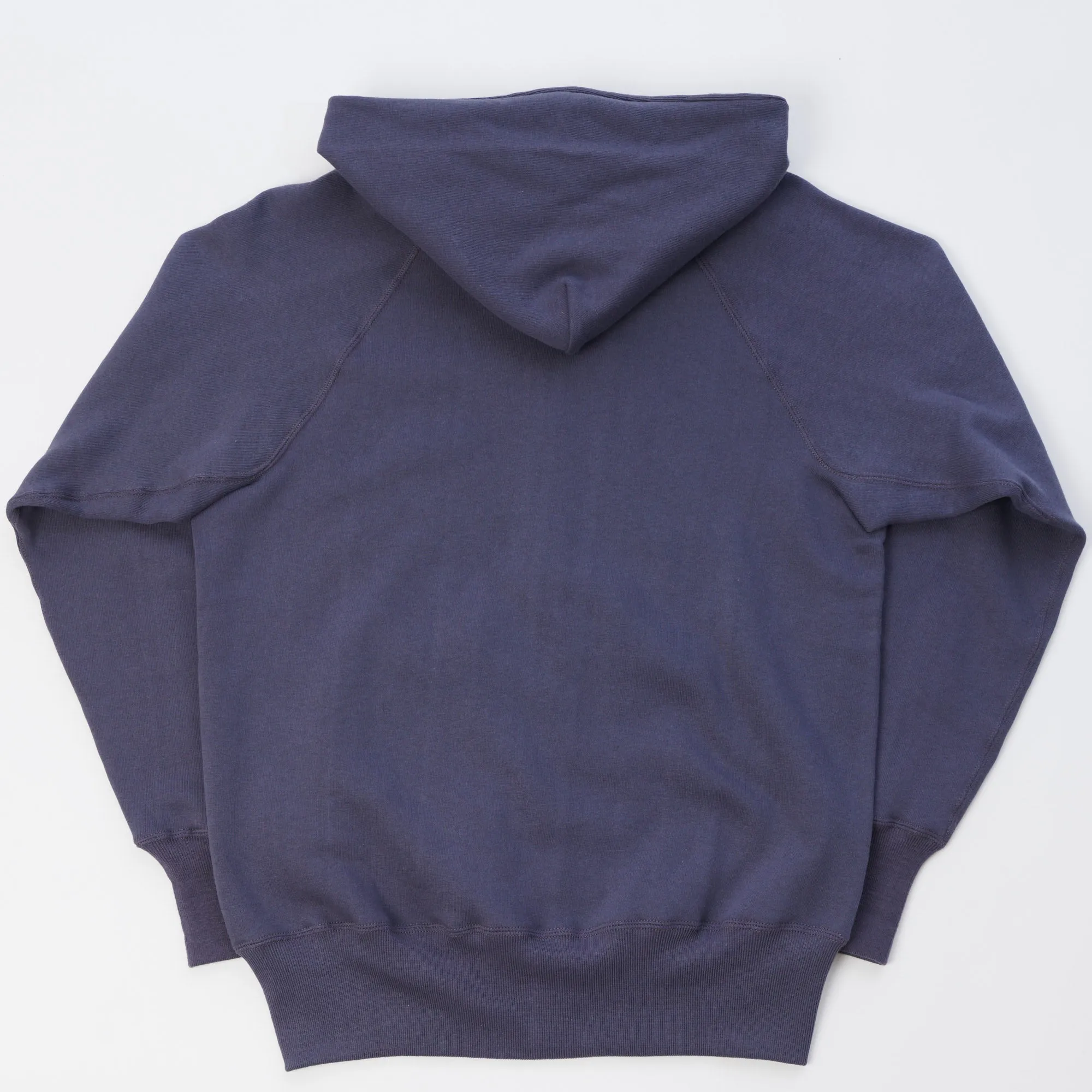 Warehouse & Co 451 Raglan Sleeve Full Zip Hoodie - Eggplant sold by Son of a Stag product image thumbnail 3