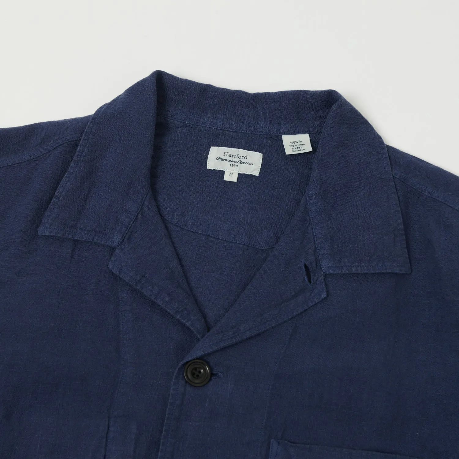 Hartford 'Perry Pat' Linen Work Jacket - Indigo sold by Son of a Stag product image thumbnail 2