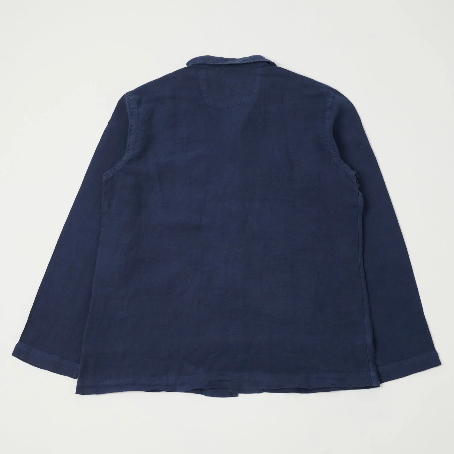 Hartford 'Perry Pat' Linen Work Jacket - Indigo sold by Son of a Stag product image thumbnail 5