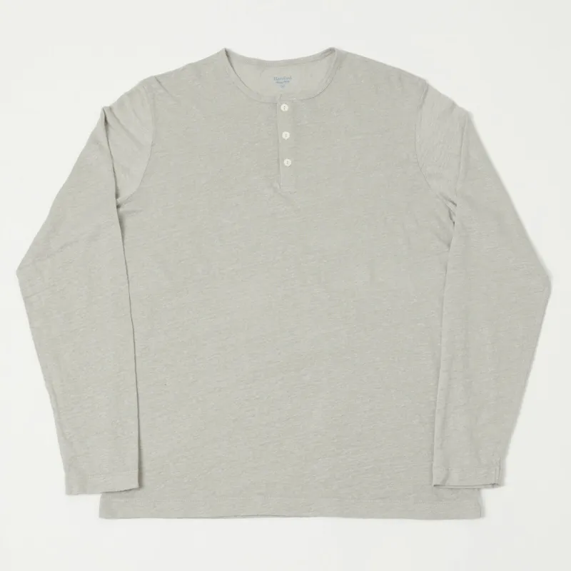 Hartford Linen Henley - Stone sold by Son of a Stag