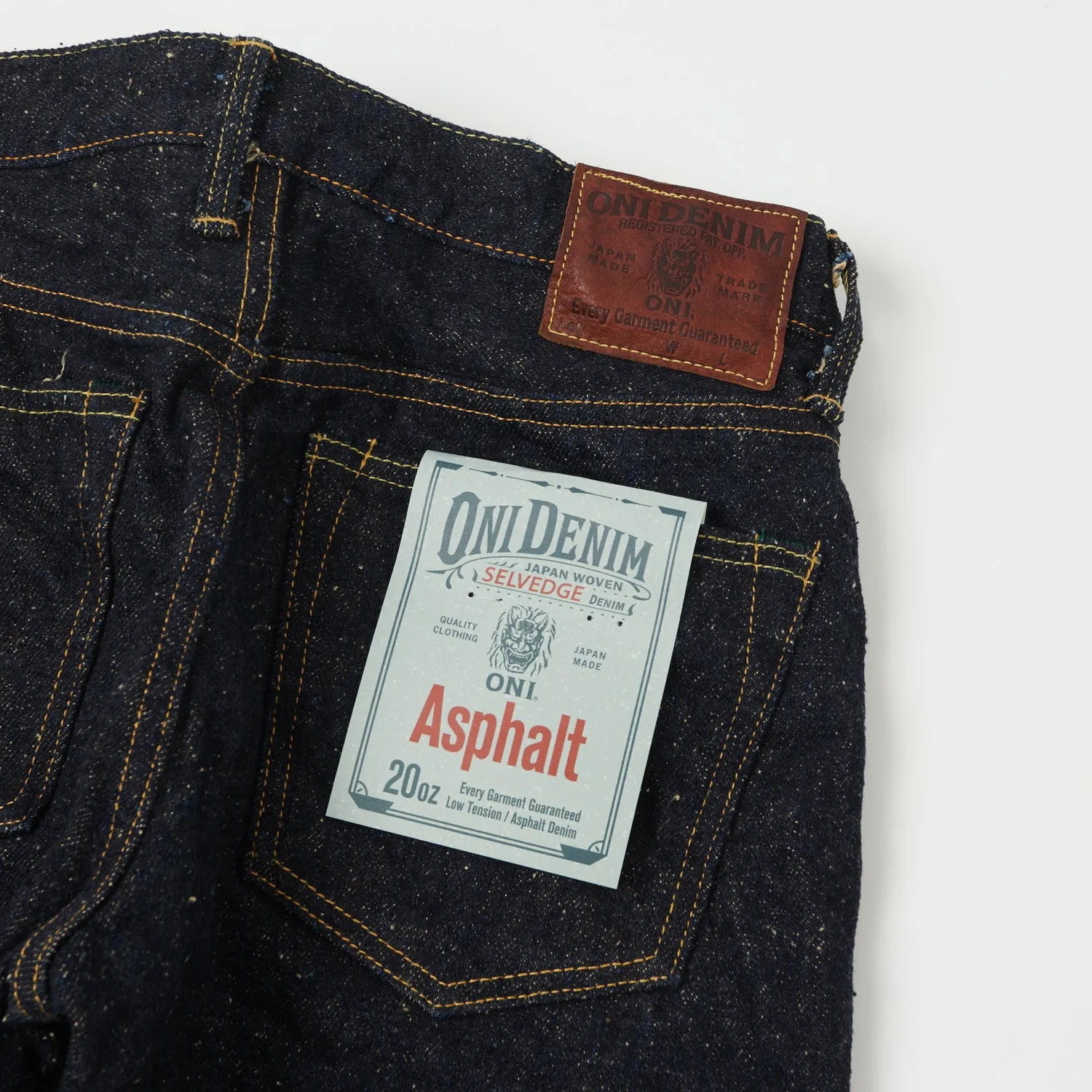 ONI Denim 544 Asphalt 20oz Slim Straight Jean - One Wash sold by Son of a Stag product image thumbnail 2