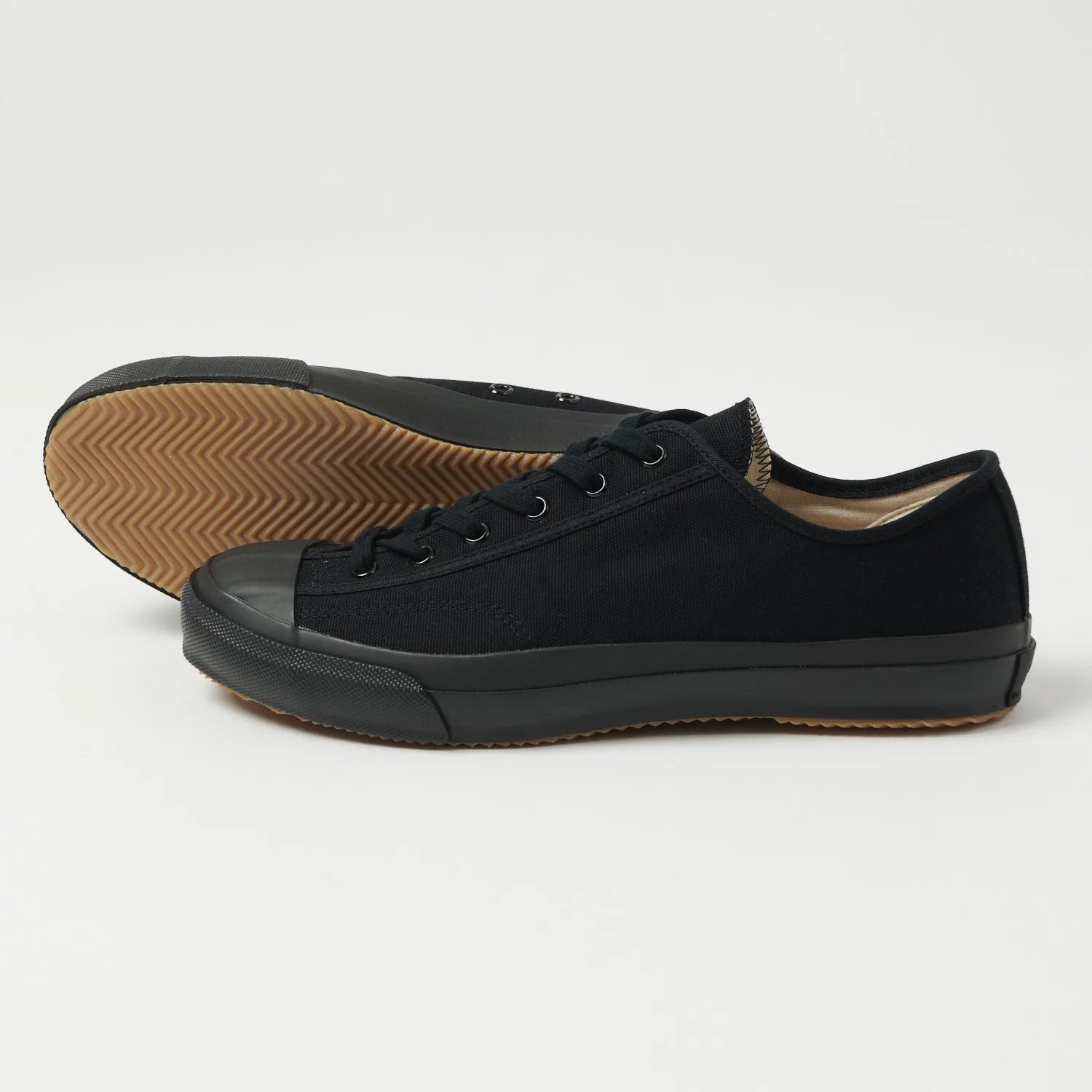 Moonstar 'Gym Classic' Rubber Sole Canvas Sneaker - Black sold by Son of a Stag product image thumbnail 2