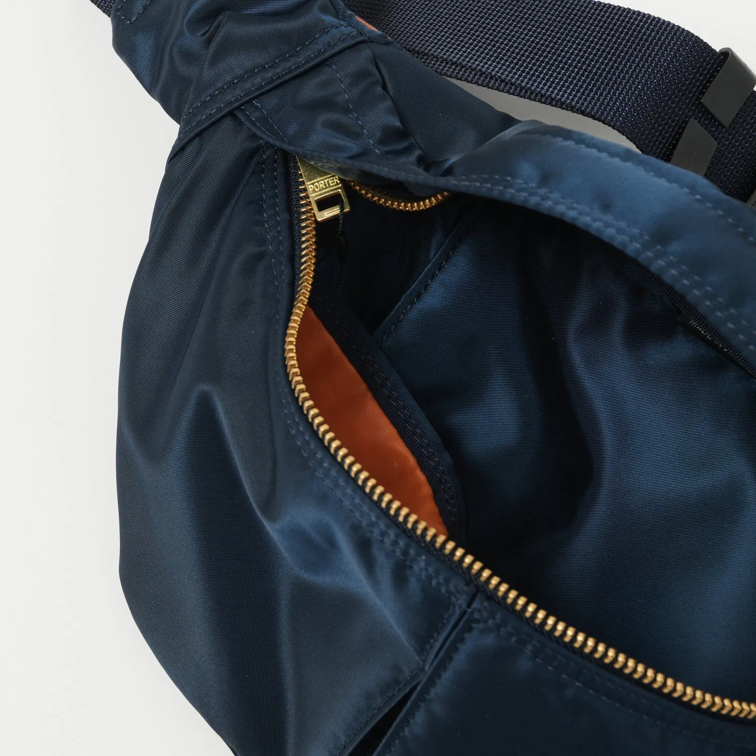 Porter-Yoshida & Co. Small Tanker Waist Bag - Iron Blue sold by Son of a Stag product image thumbnail 2