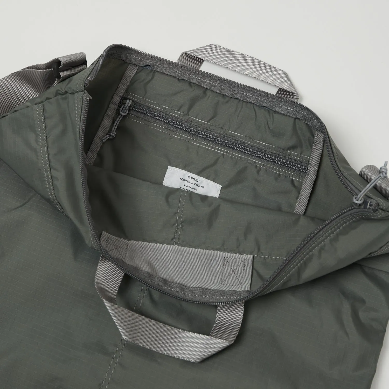 Porter-Yoshida & Co. Flex 2Way Helmet Bag - Grey sold by Son of a Stag product image thumbnail 2
