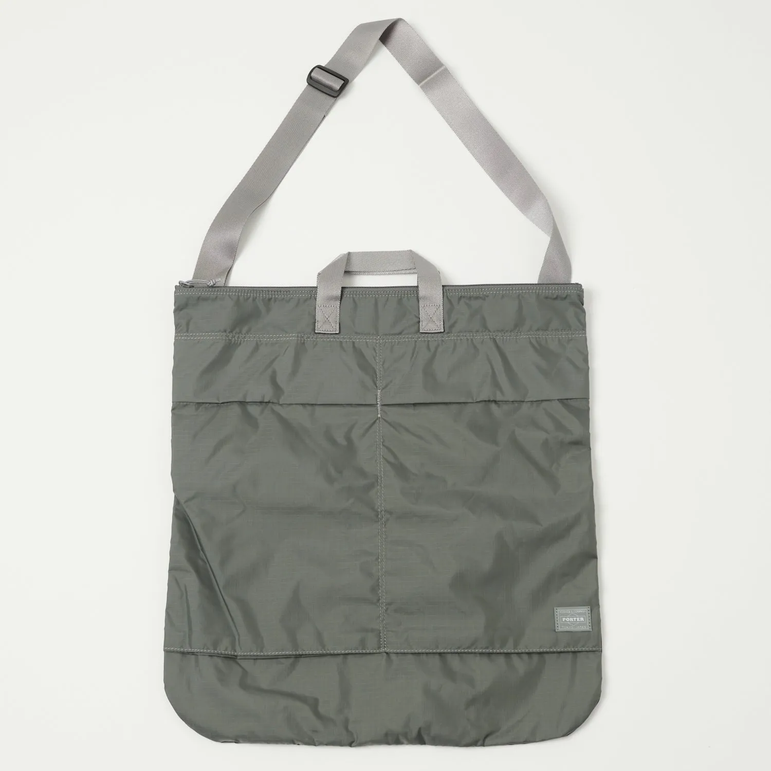 Porter-Yoshida & Co. Flex 2Way Helmet Bag - Grey sold by Son of a Stag