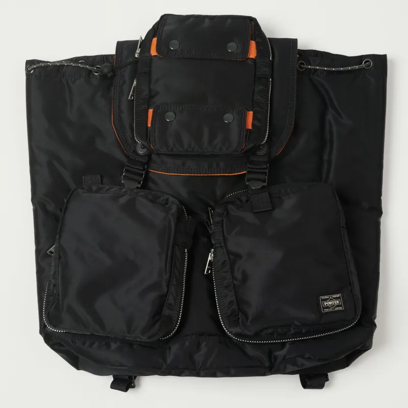 Porter-Yoshida & Co. Tanker Ruck Sack - Black sold by Son of a Stag