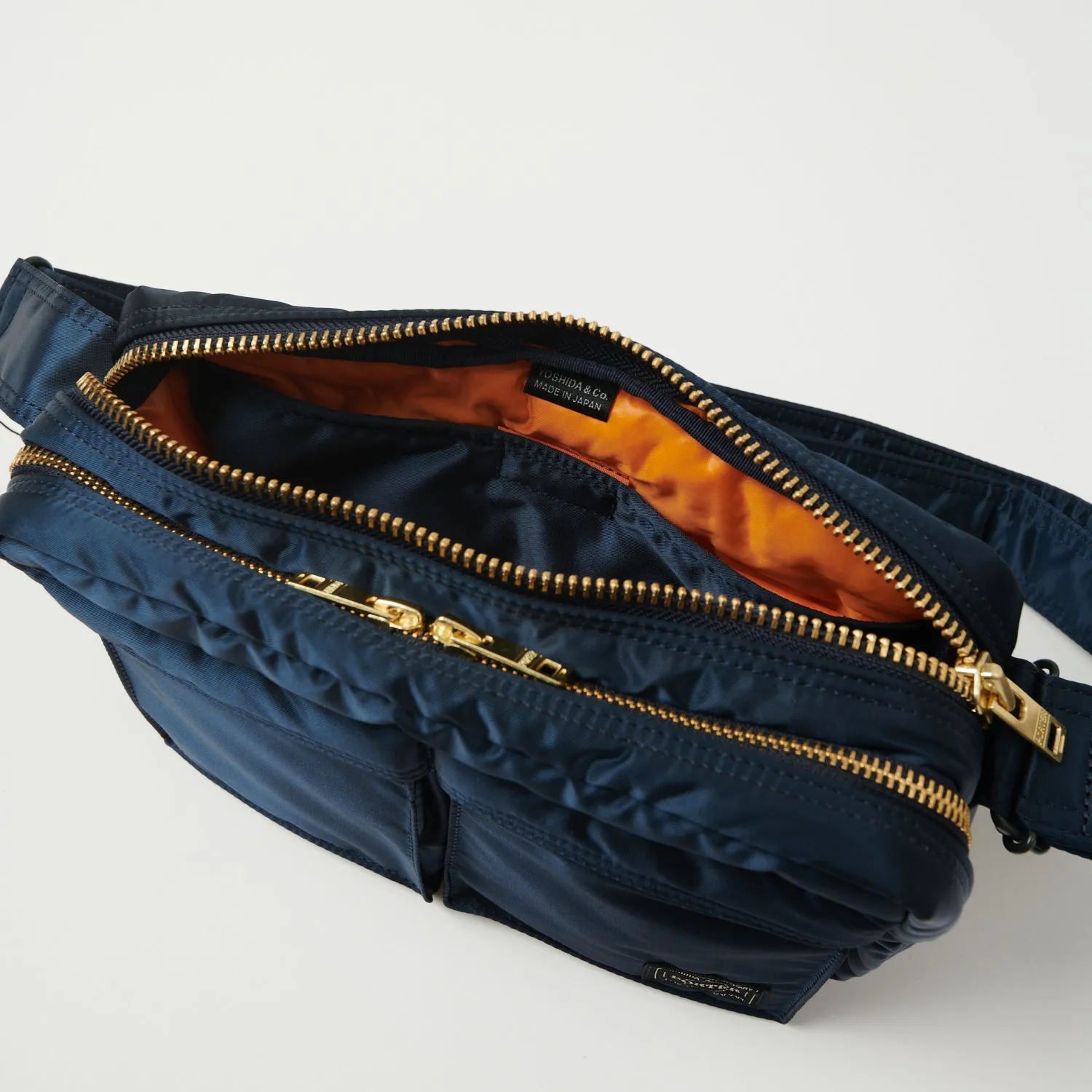Porter-Yoshida & Co. Small Tanker Shoulder Bag - Iron Blue sold by Son of a Stag product image thumbnail 3