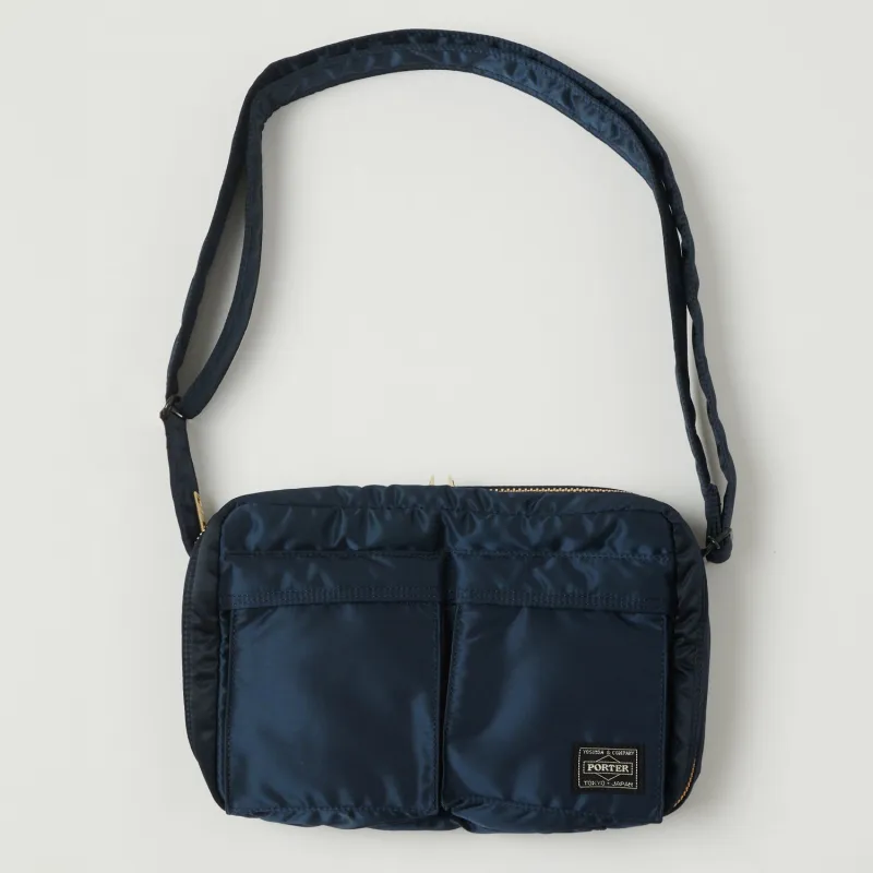 Porter-Yoshida & Co. Small Tanker Shoulder Bag - Iron Blue sold by Son of a Stag