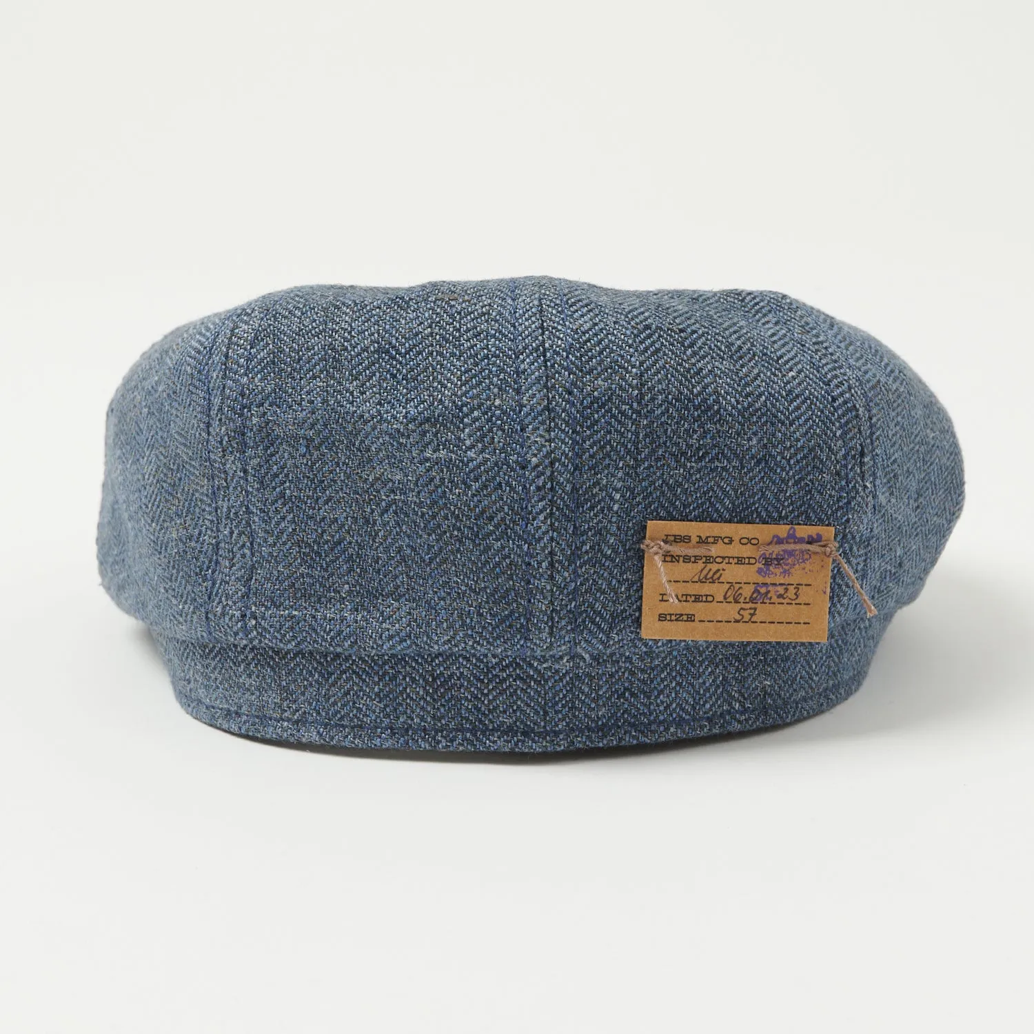Stetson Hatteras Linen Herringbone Cap - Blue sold by Son of a Stag product image thumbnail 3