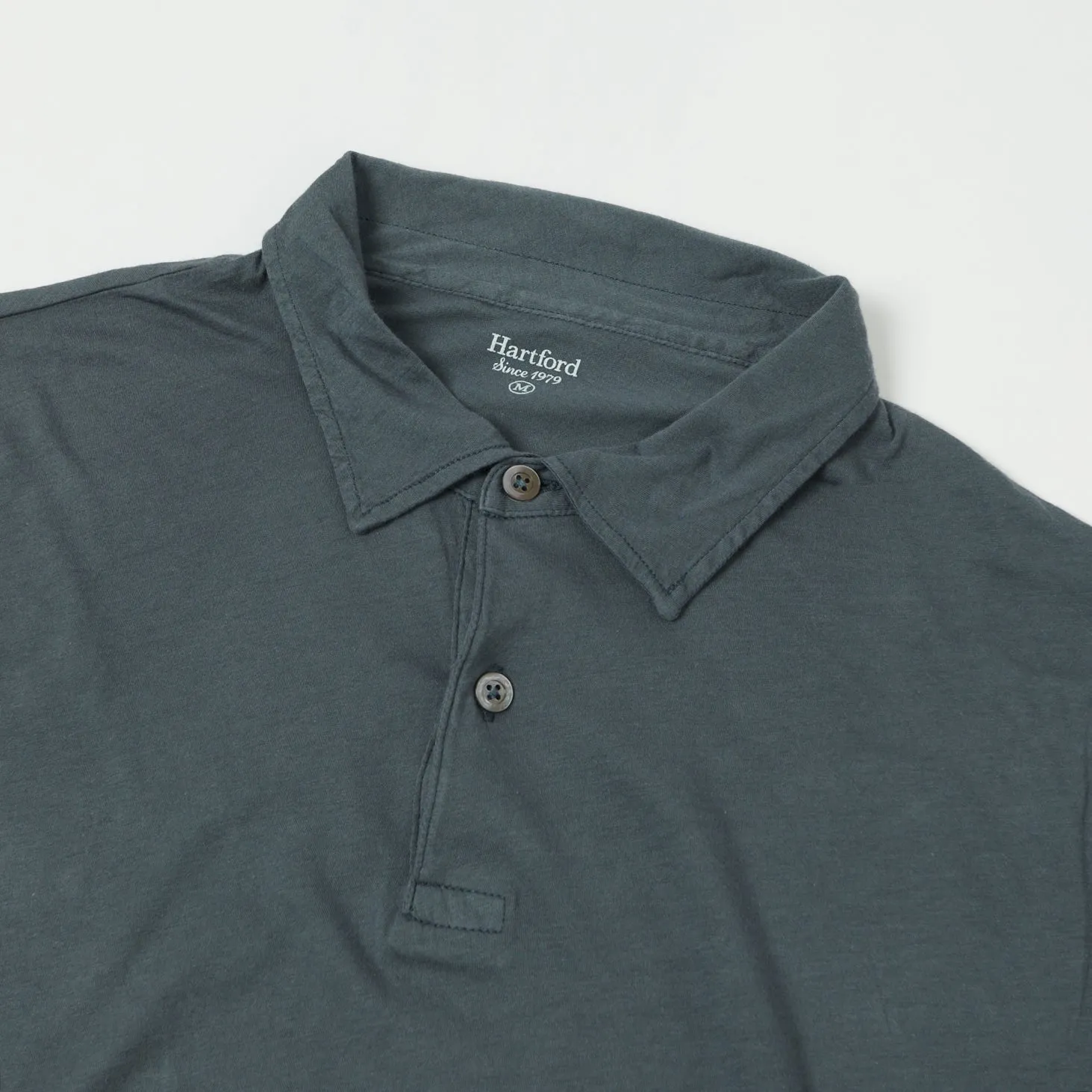 Hartford Lightweight Jersey Polo Shirt - Thunder sold by Son of a Stag product image thumbnail 2