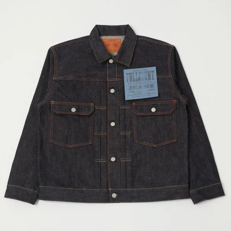 Full Count 2102XX 15.5oz Type II Denim Jacket - Raw sold by Son of a Stag