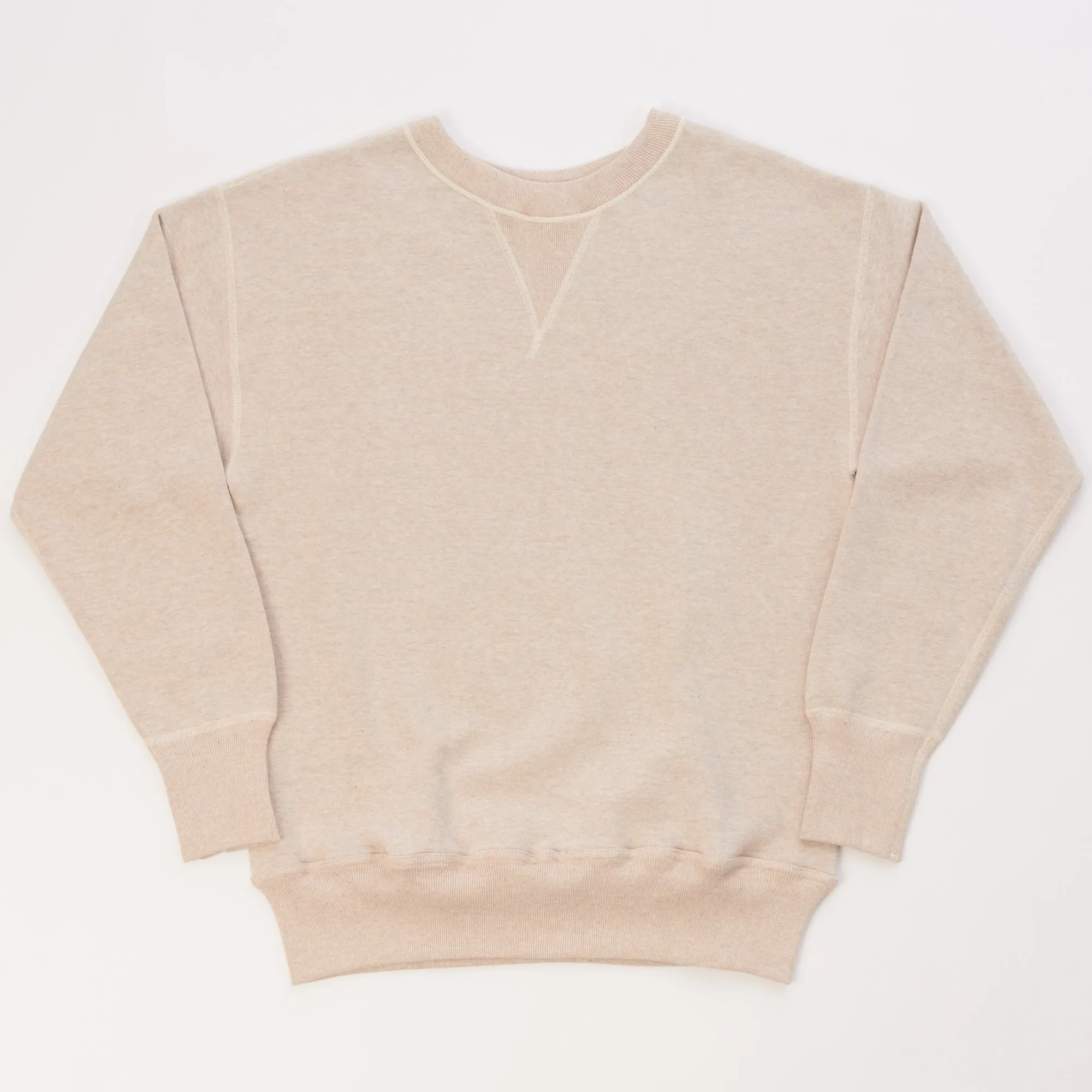 Warehouse & Co 401 Plain Sweatshirt - Oatmeal sold by Son of a Stag