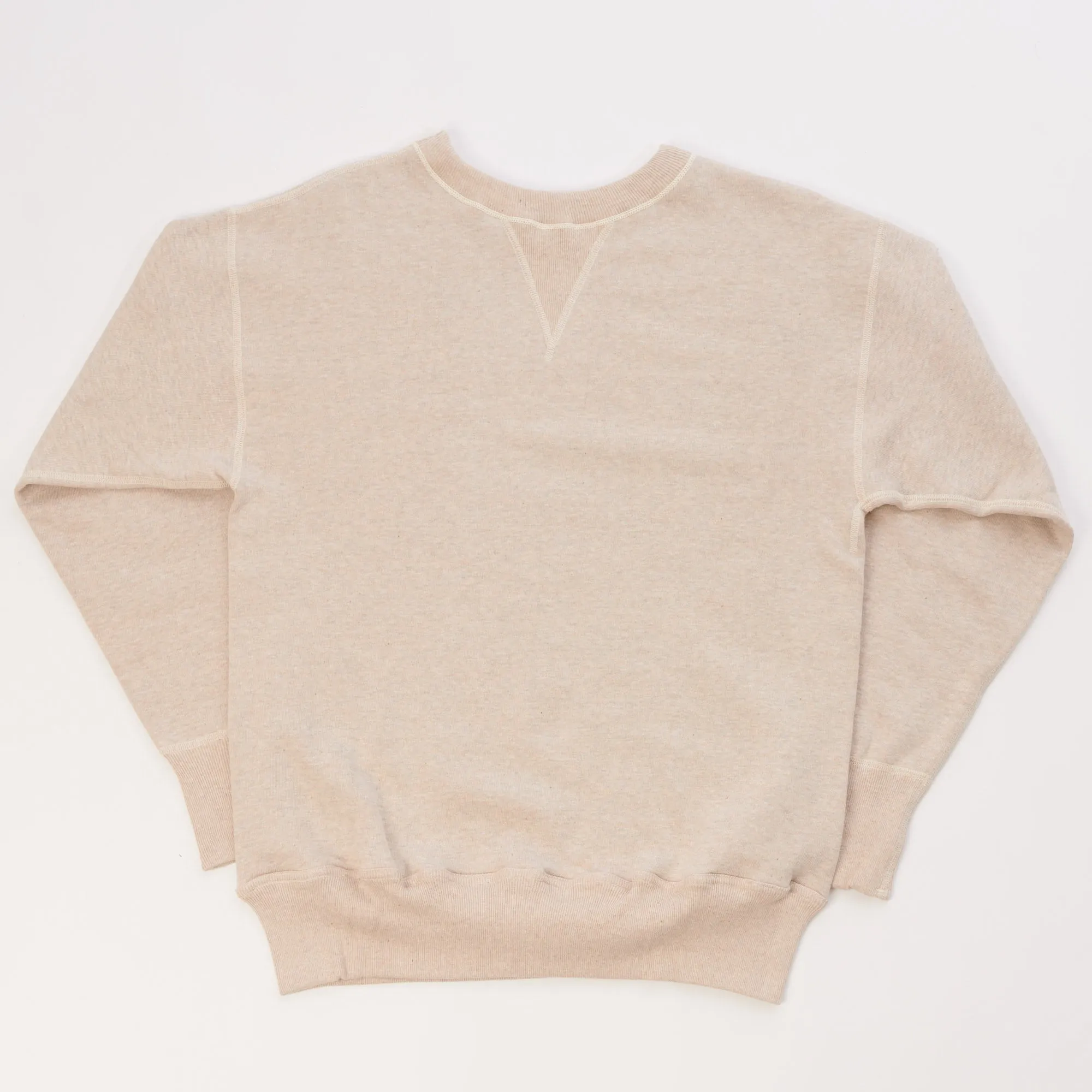 Warehouse & Co 401 Plain Sweatshirt - Oatmeal sold by Son of a Stag product image thumbnail 3
