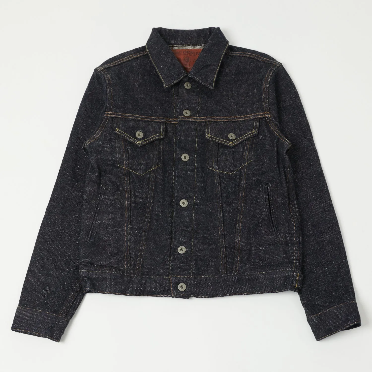ONI Denim 02527P-DIZR 20oz 'Dark Indigo 'Secret Denim' Type-III Pocket Denim Jacket - One Wash sold by Son of a Stag